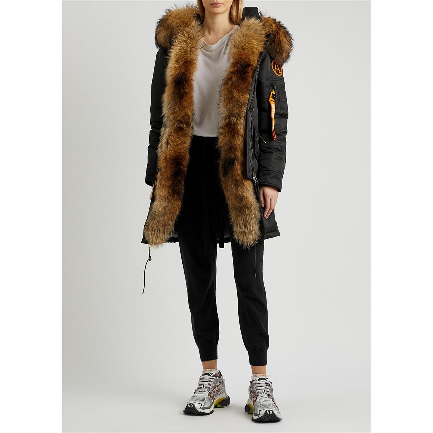 Arctic Army Luxe Long Fur Lined Parka