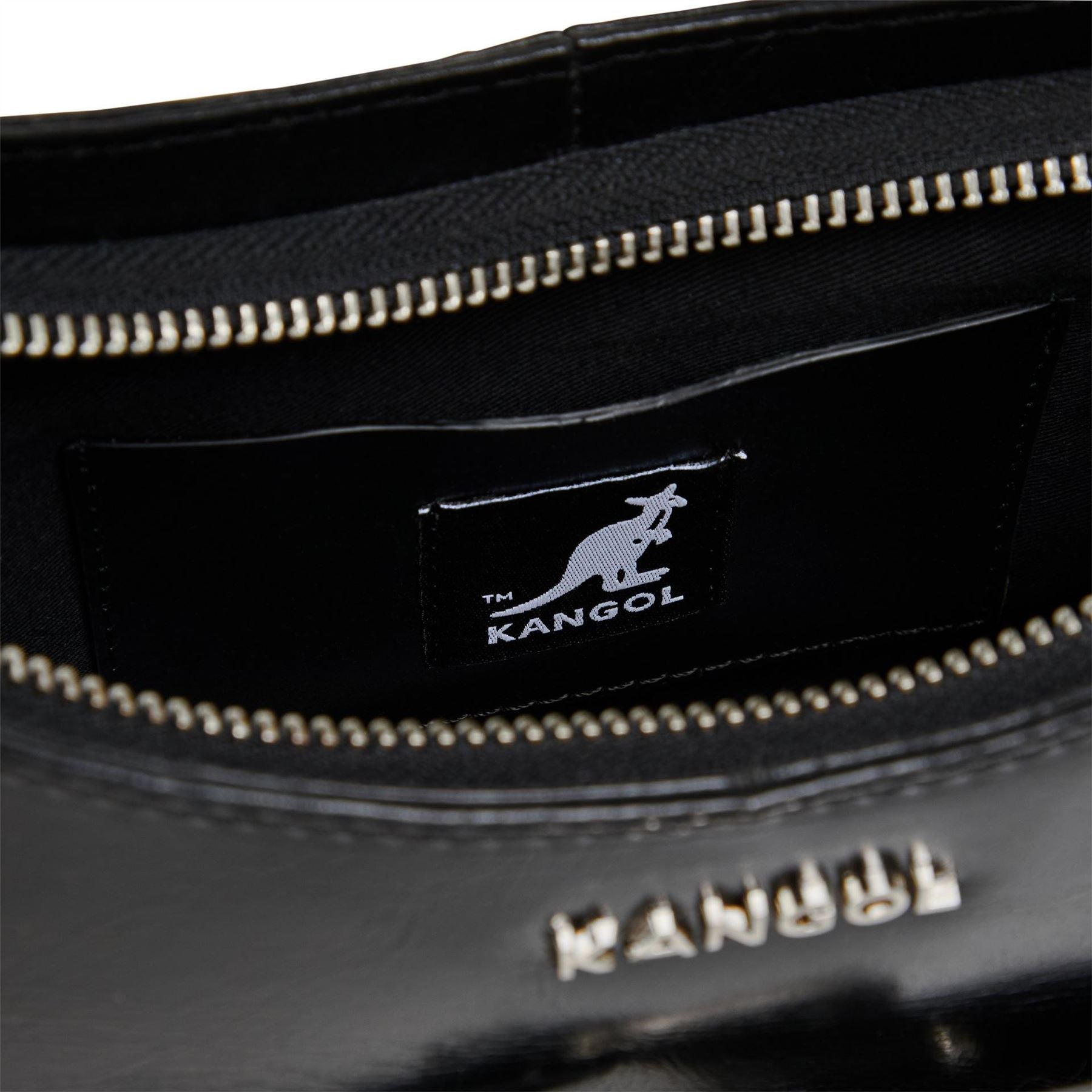 Kangol Hobo Handbag with Metal Eyelet