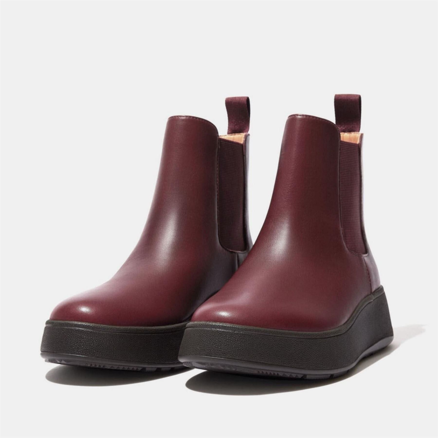 Fitflop Mode Leather Flatform Chelsea Boots