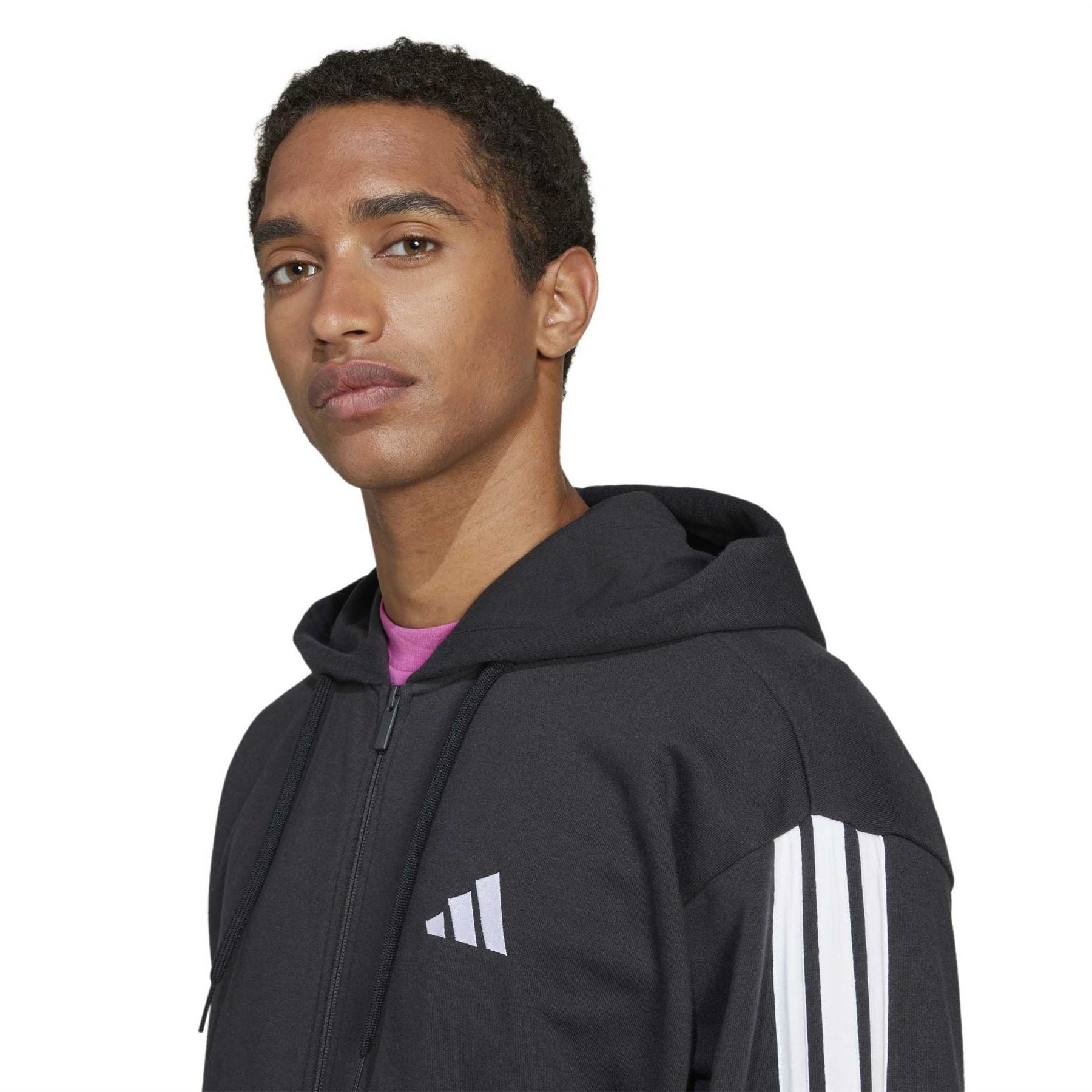 adidas M 3s Ft FulL-Zipullover Hoody