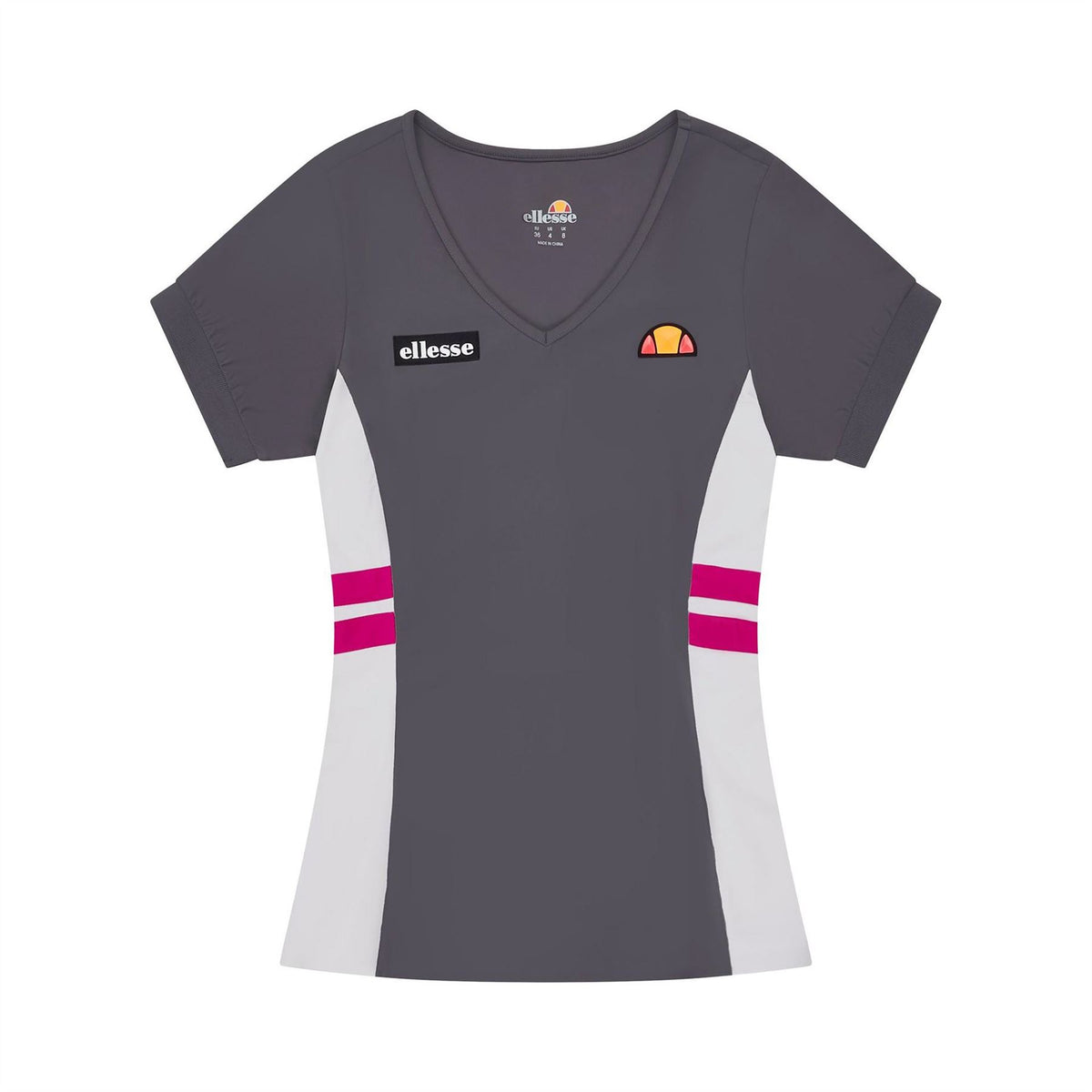 Ellesse Lowery V-Neck Short Sleeve Jersey T-Shirt