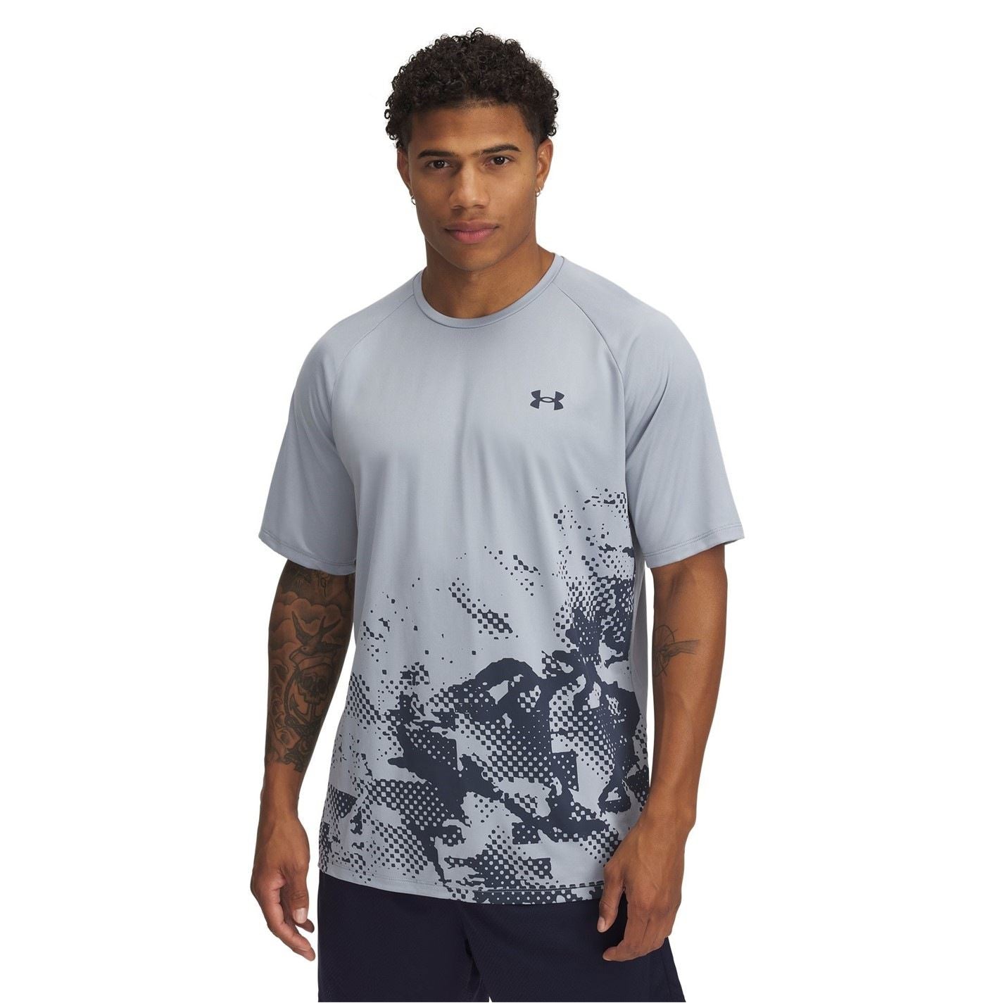 Under Armour Tech Crew Neck Raglan Short Sleeve T-Shirt