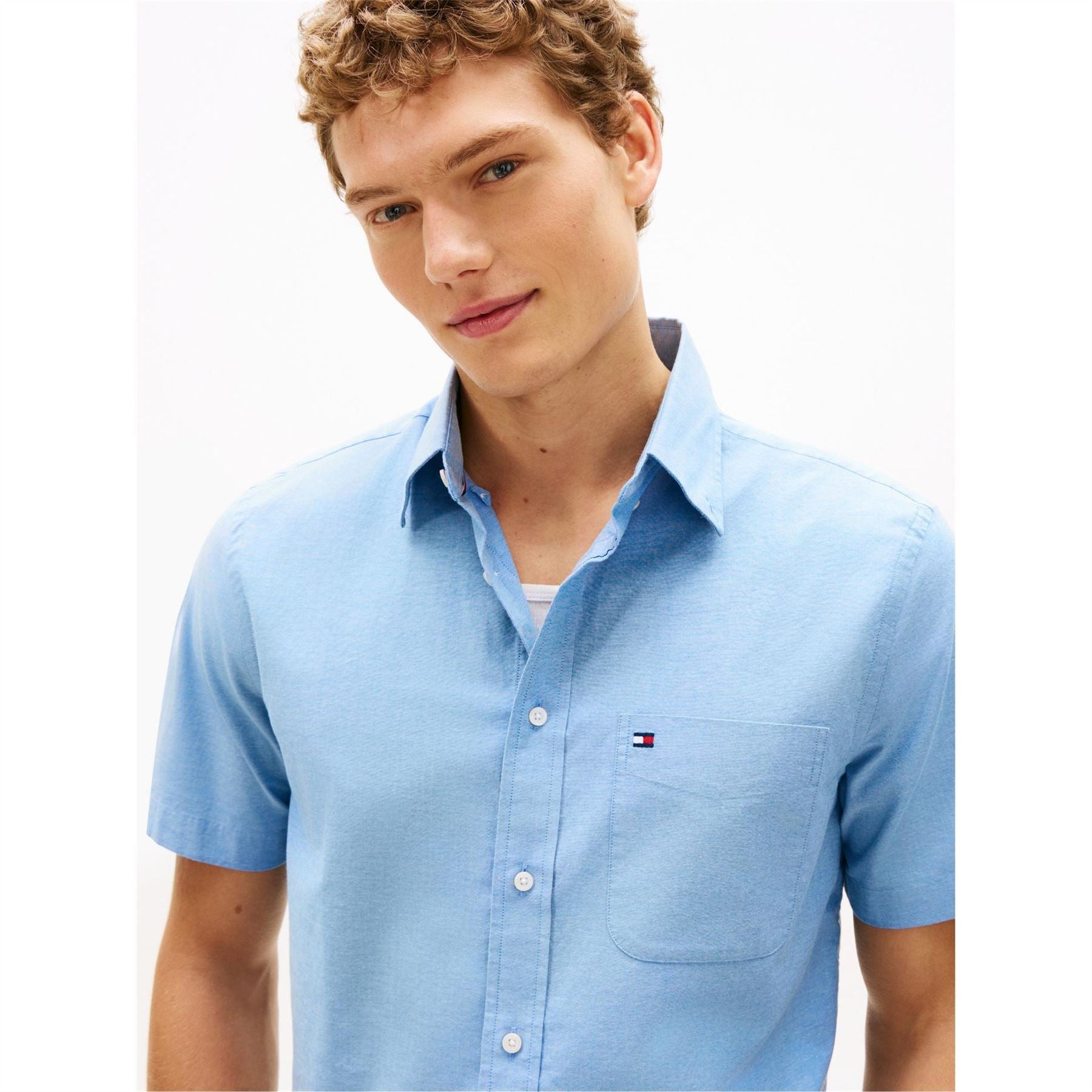 Tommy Hilfiger Short Sleeve Plain Shirt