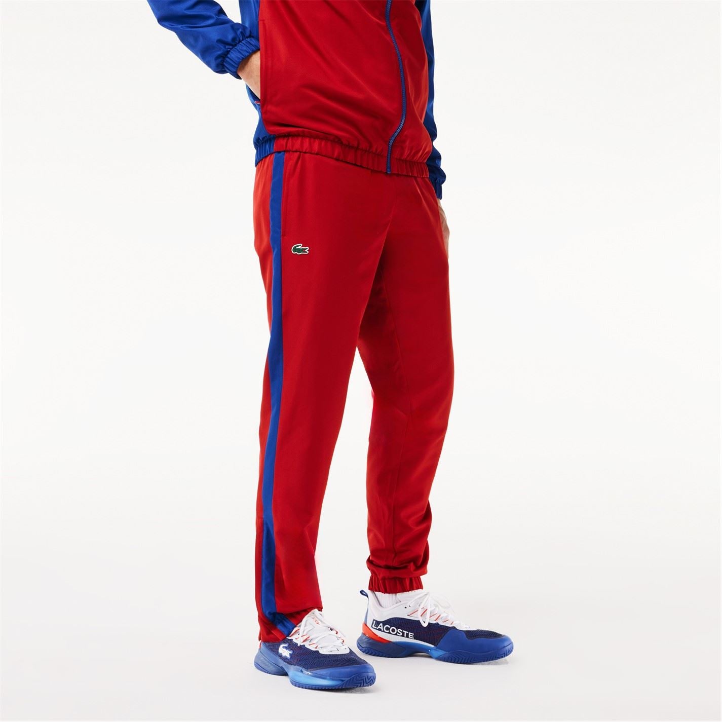 Lacoste Lacoste Lettering Zip Neck Long Sleeve Tracksuit