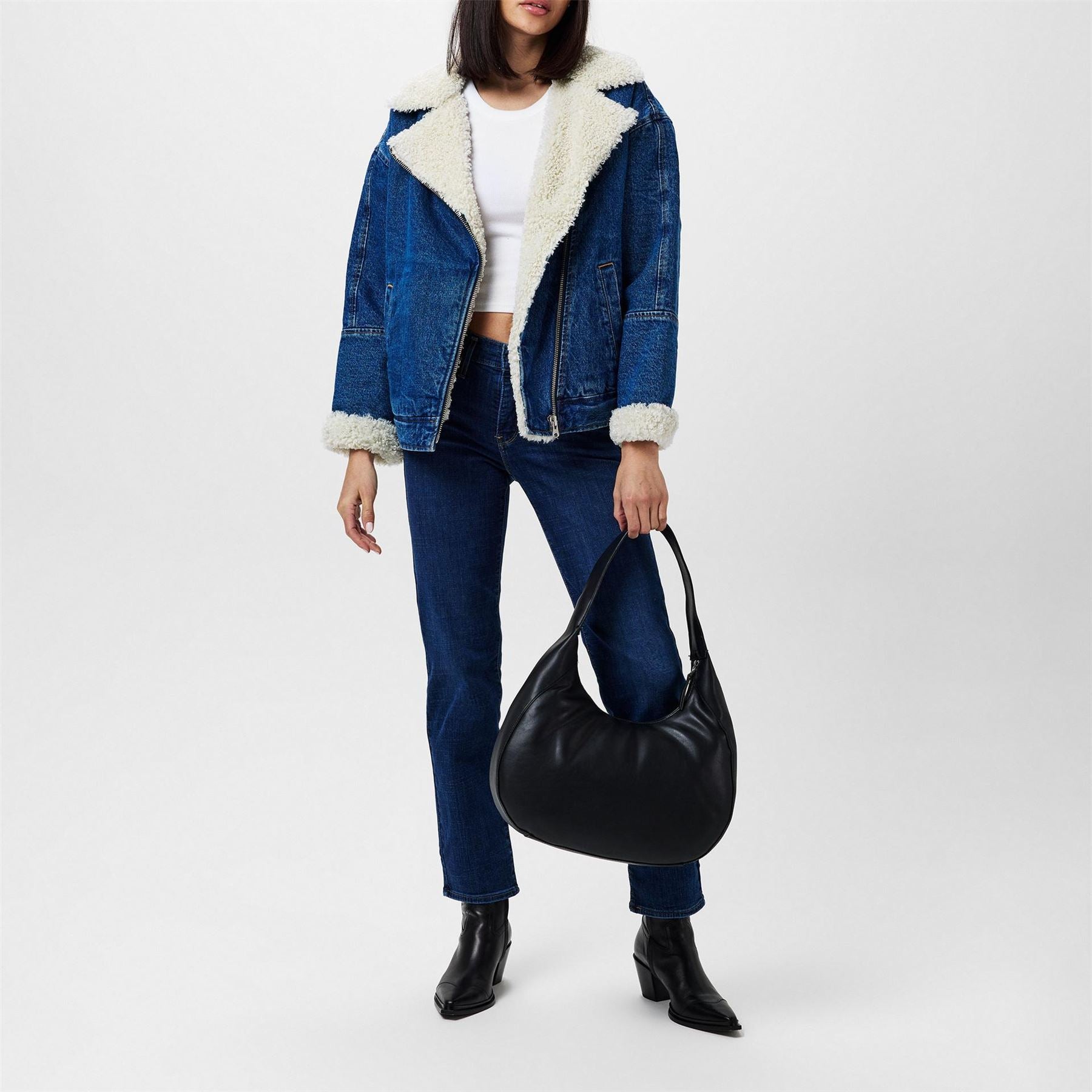 Levis Sherpa Flight Insulated Denim Jacket