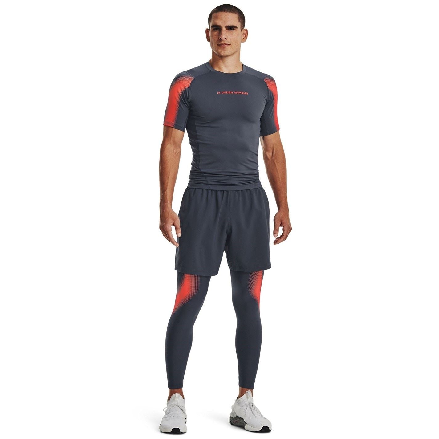 Under Armour HG Armour Compression Fit Crew Neck T-Shirt