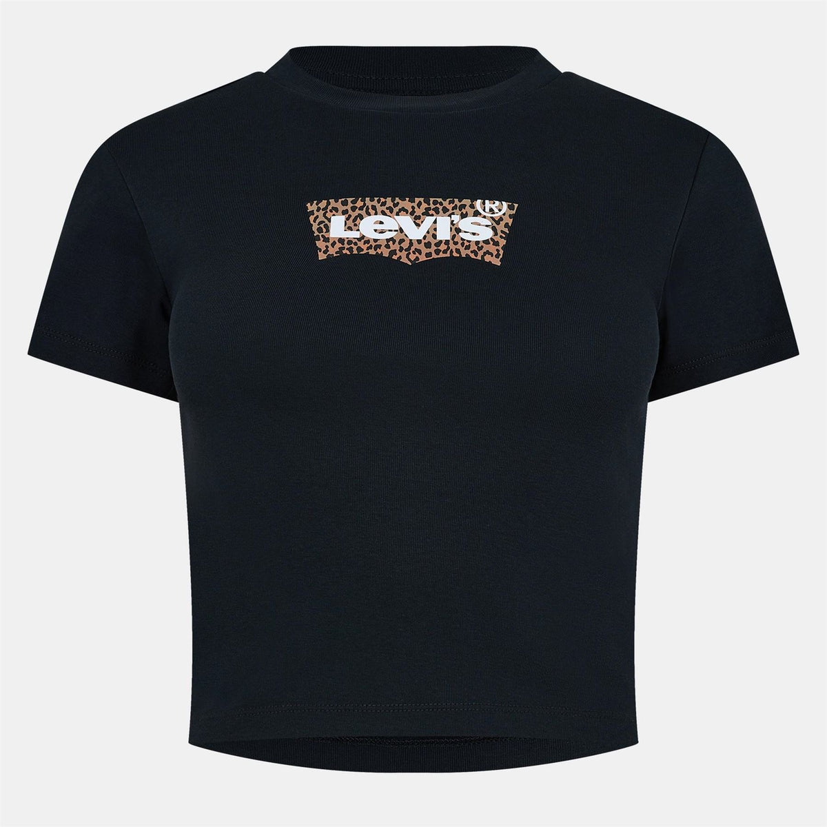 Levis Lacoste Lettering Crew Neck Short Sleeve T-Shirt