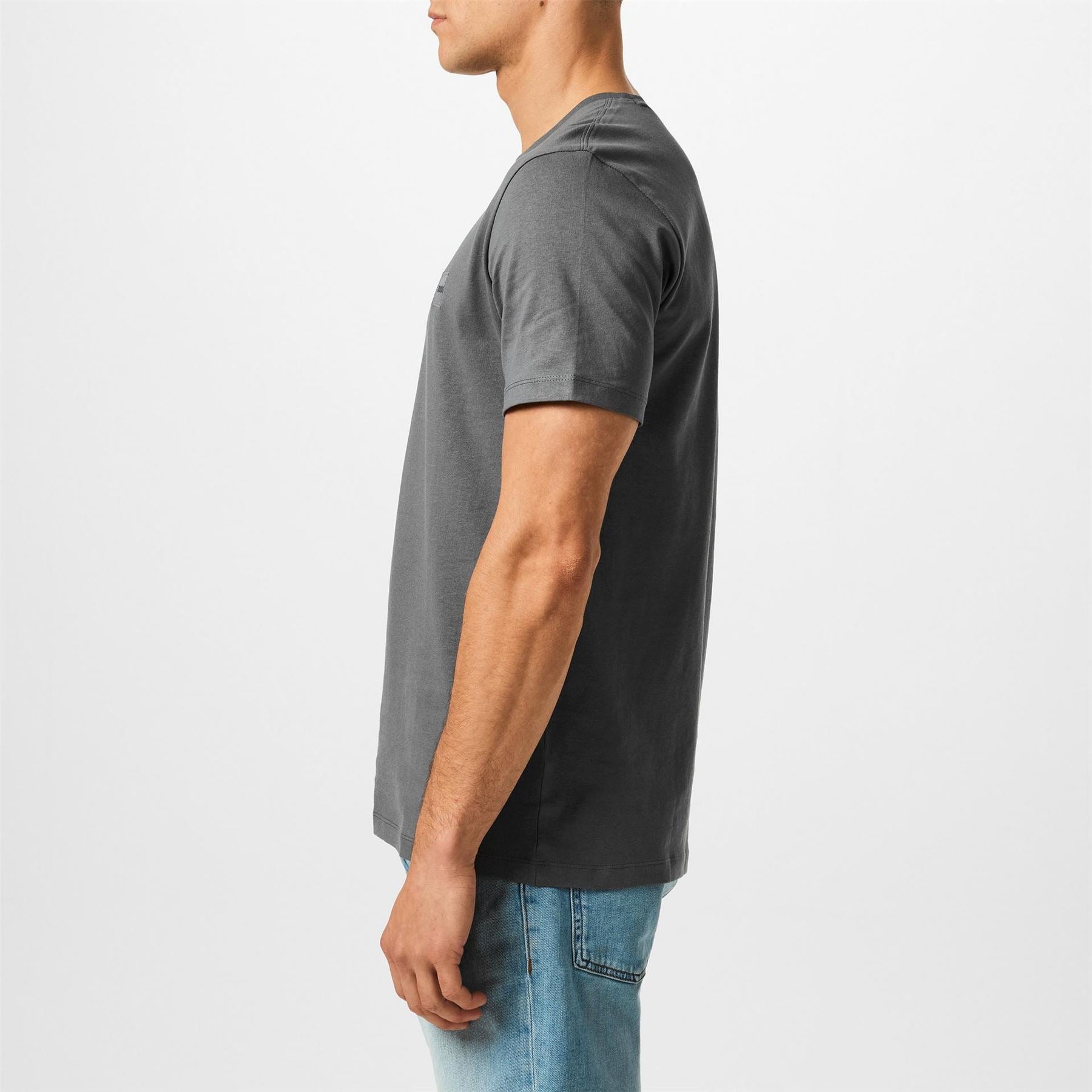 Boss BOSS ORANGE Tales T Shirt with Logo Patch Premium Cotton