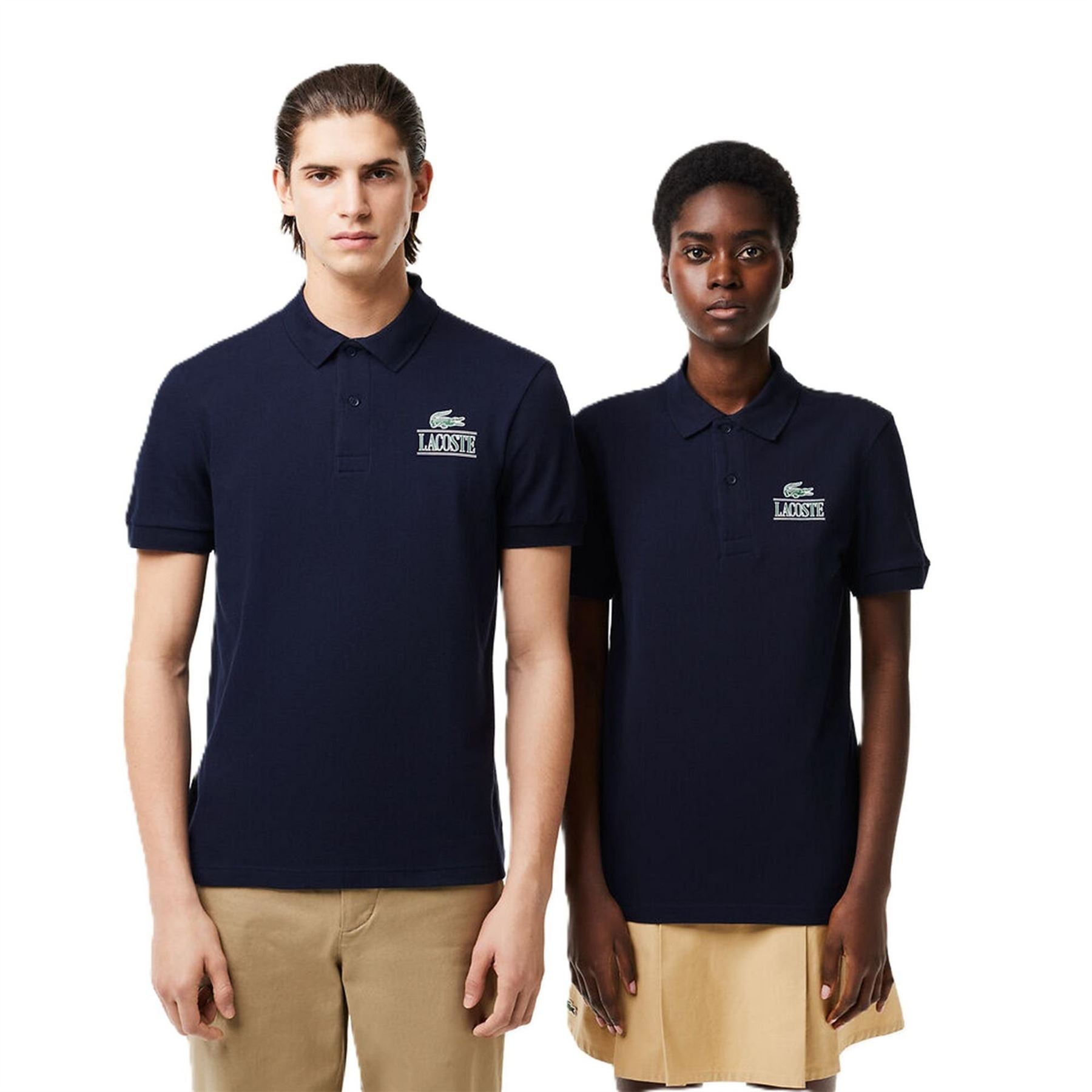 Lacoste Regular Fit Lacoste Lettering Polo