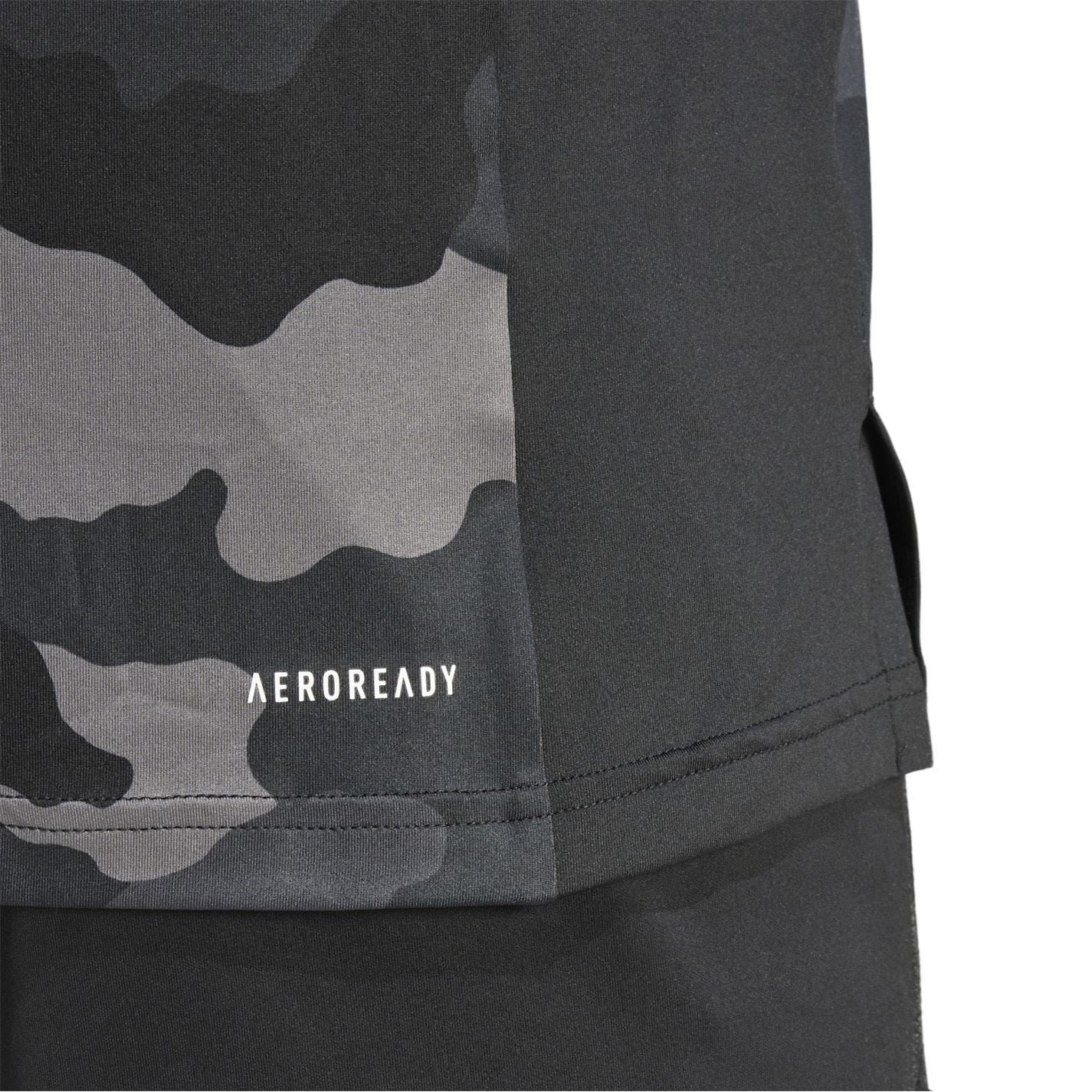 adidas Camo Crew Neck Short Sleeve T-Shirt