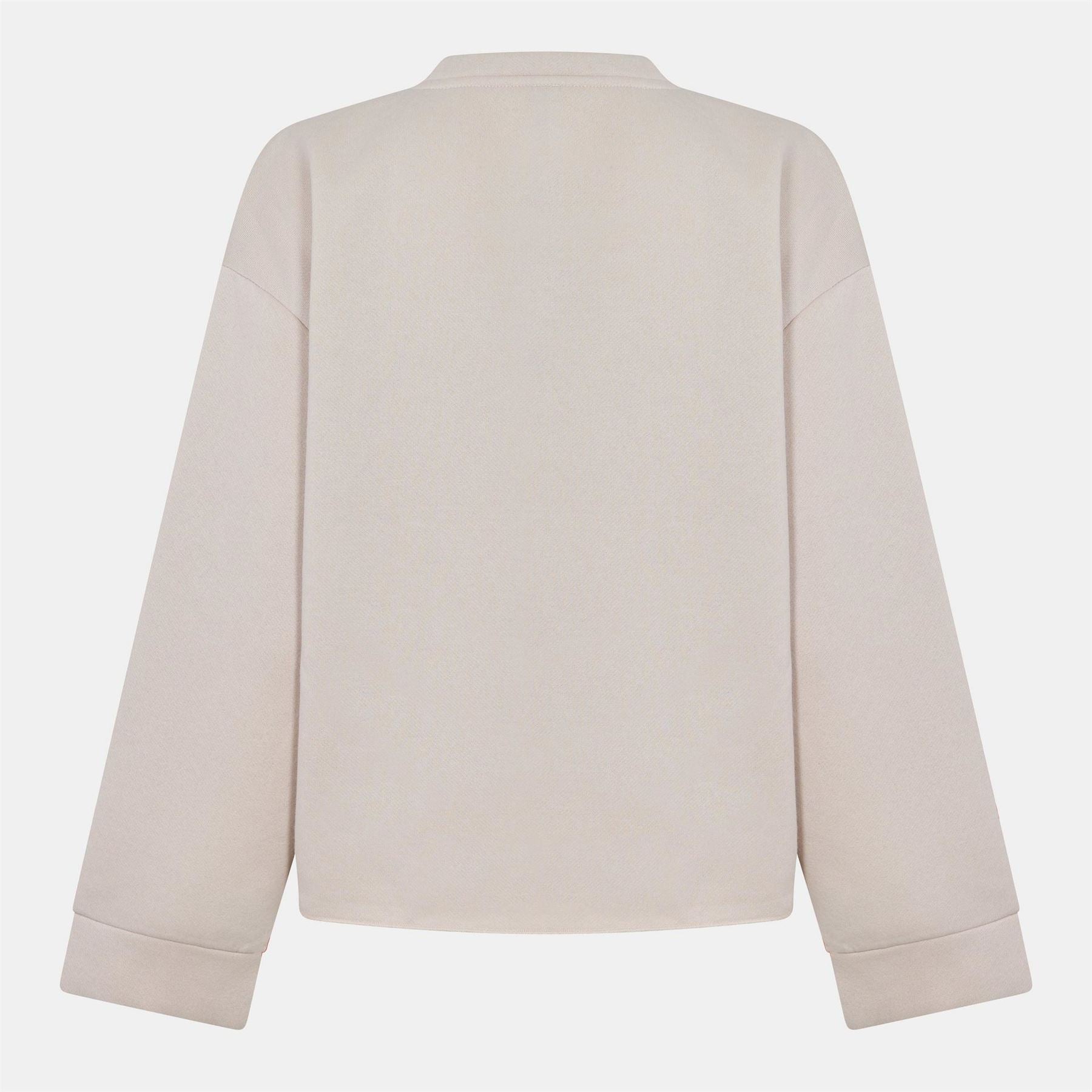 Vero Moda Laila Floral Embroidered Drop Shoulder Long Sleeve Relaxed Fit Sweater
