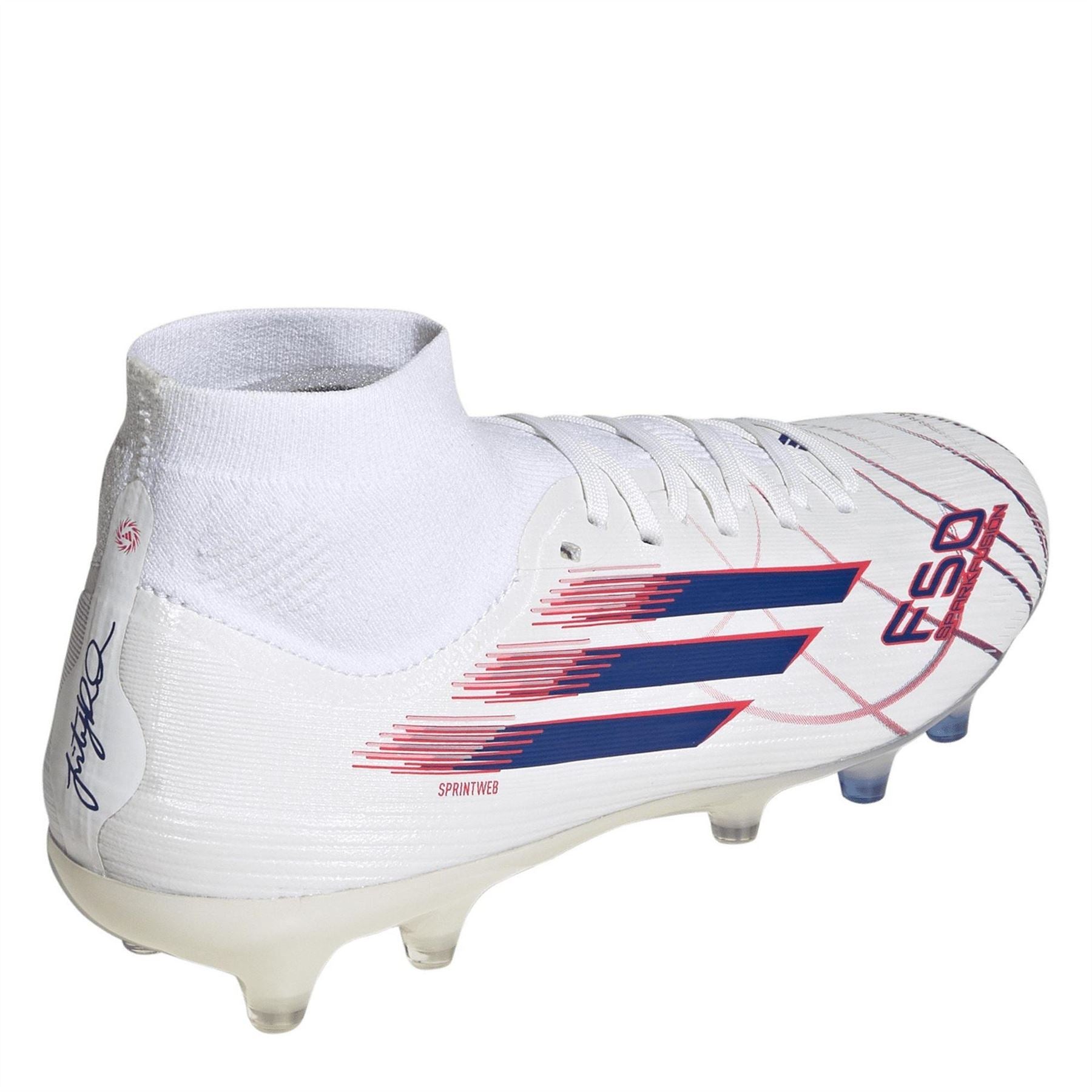 adidas Womens F50 Sparkfusion Pro Mid Cut Firm Ground   Artificial Ground Football Boots