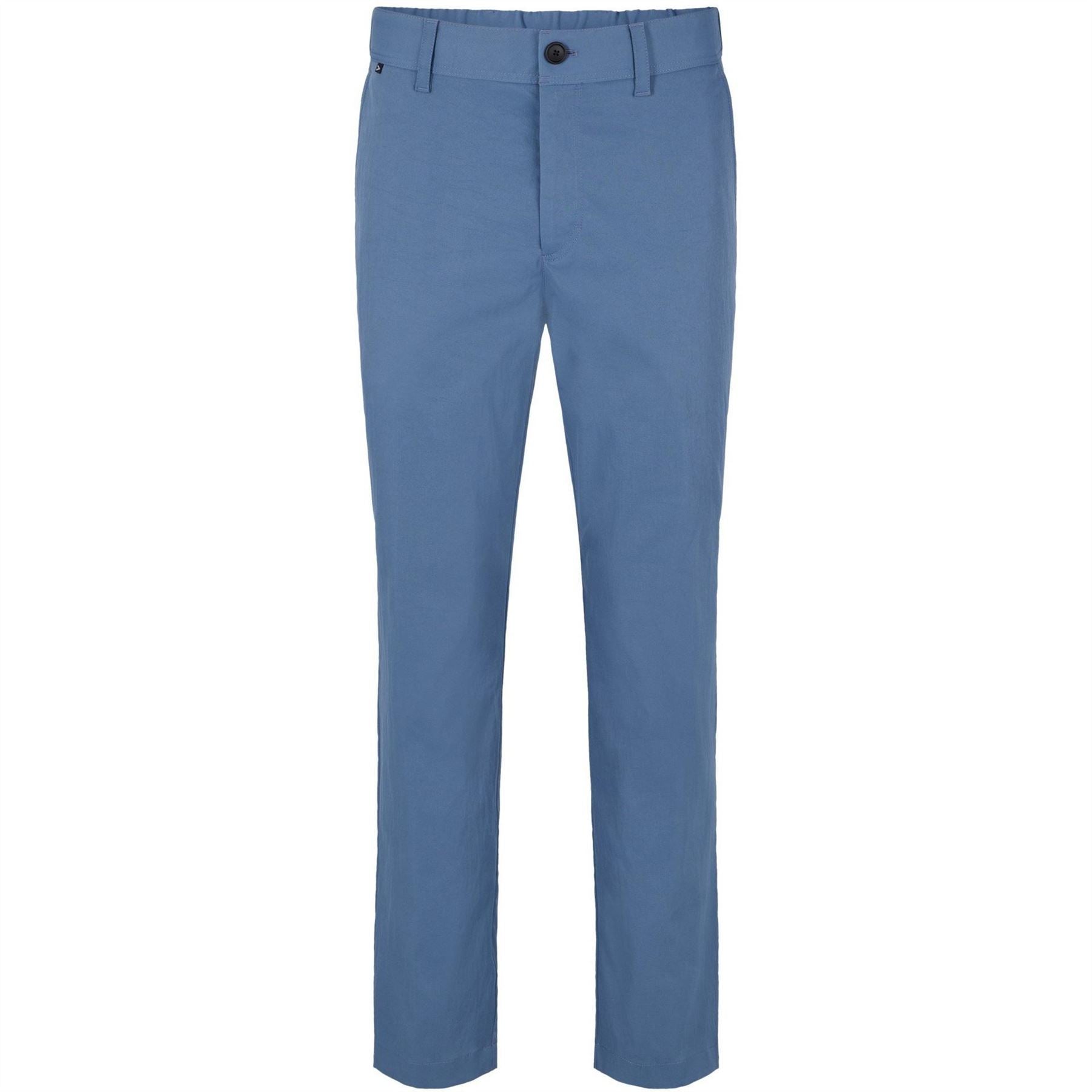 Boss Perin Solid Patterned Straight Trousers
