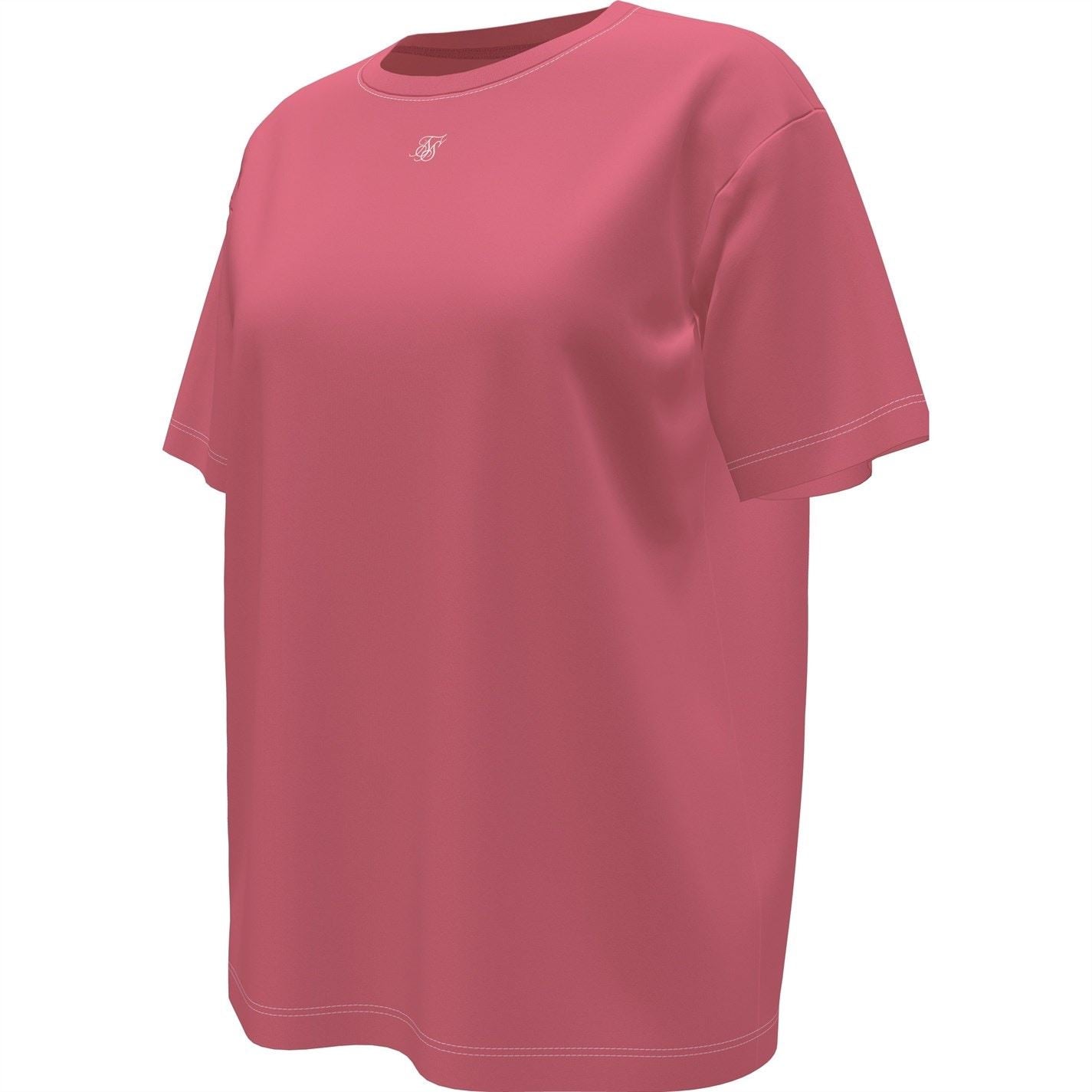 SikSilk Oversize Fit Crew Neck Short Sleeve T-Shirt