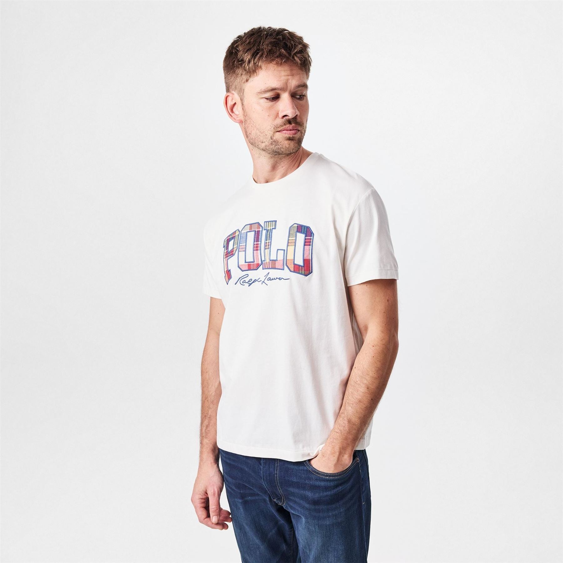 Polo Ralph Lauren Regular Fit Crew Neck Arch Lettering Shirt