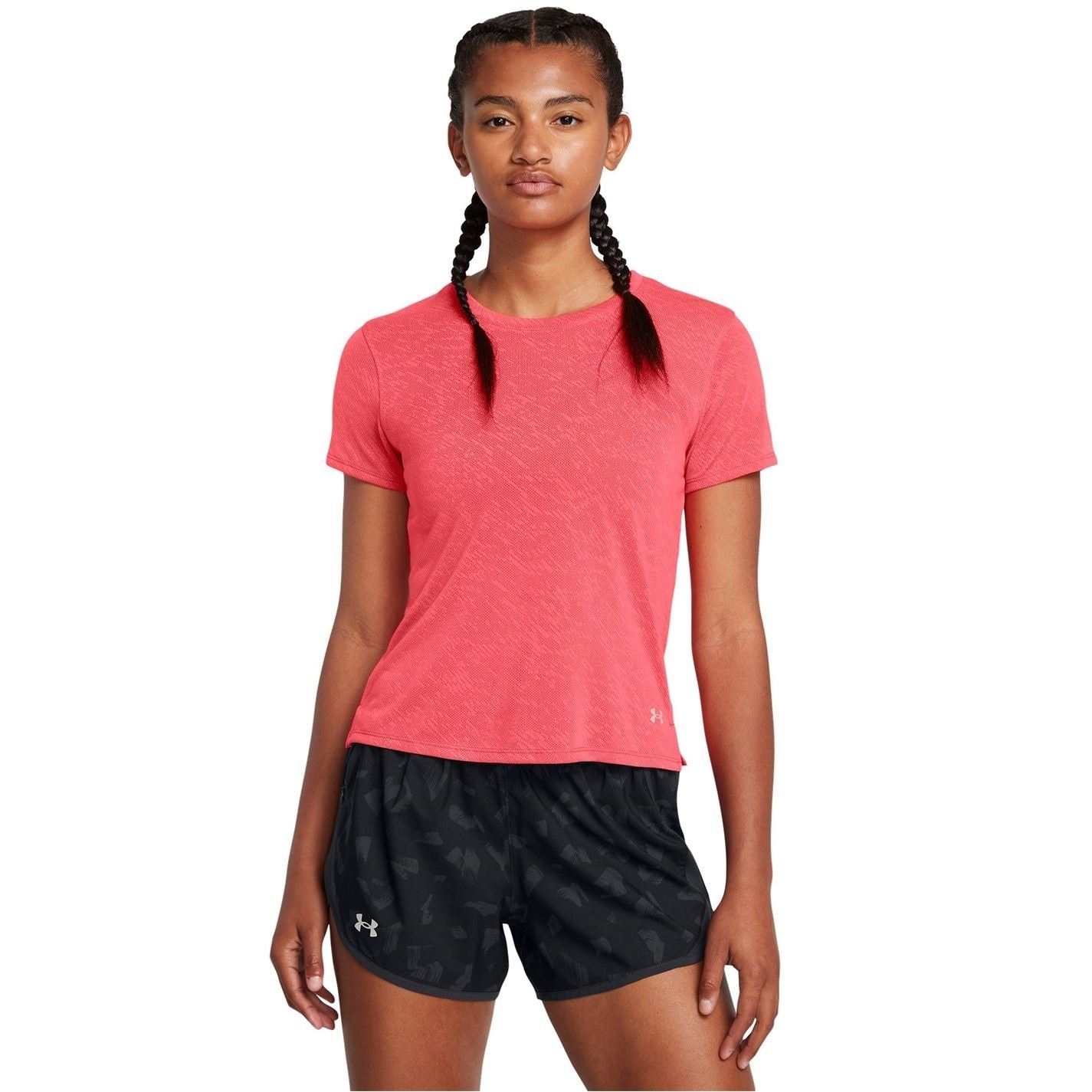 Under Armour Camo Crew Neck Short Sleeve Running Top
