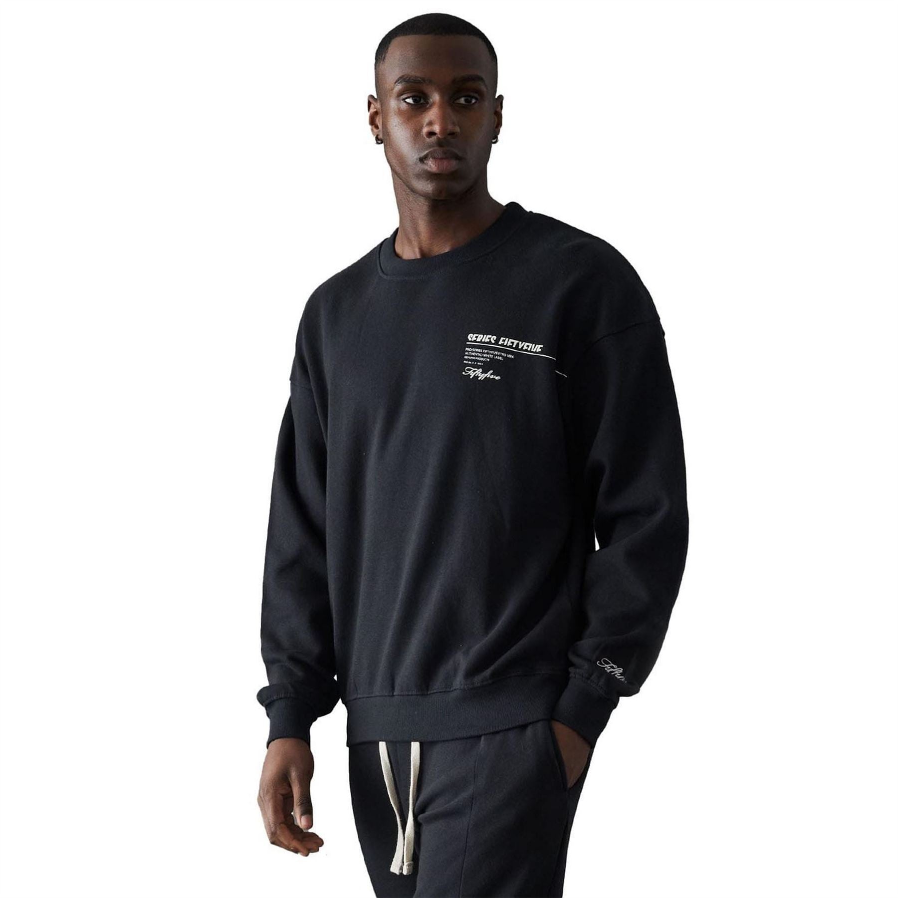 Series 55 Front Back Logo Crewneck Sweatshirt