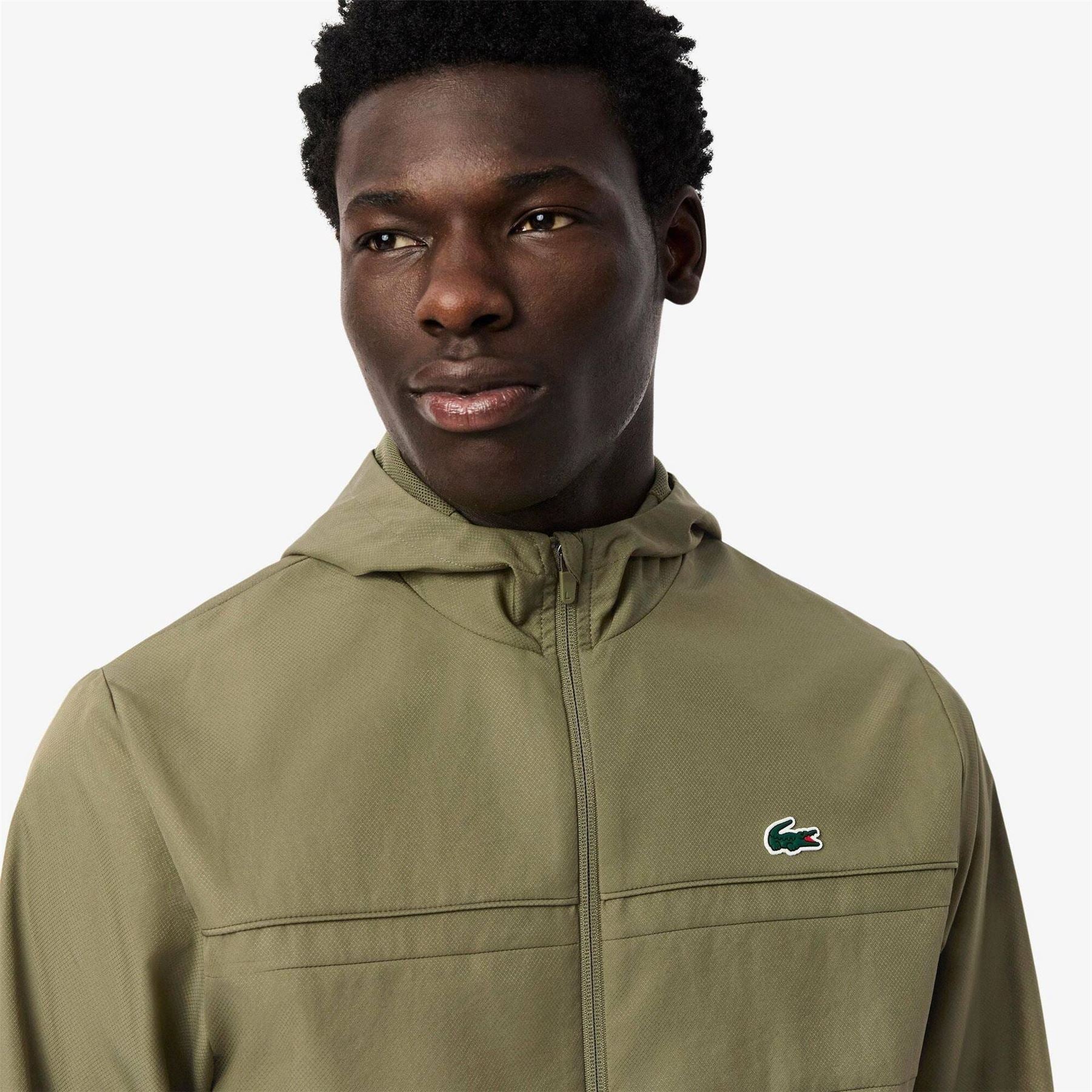 Lacoste Hooded Taffeta Sport Jacket