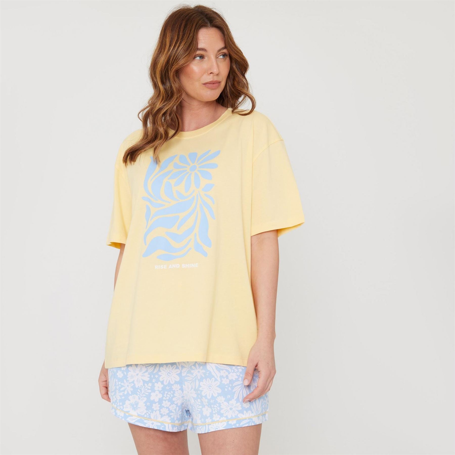Miso Floral Crew Neck Short Sleeve Pyjama