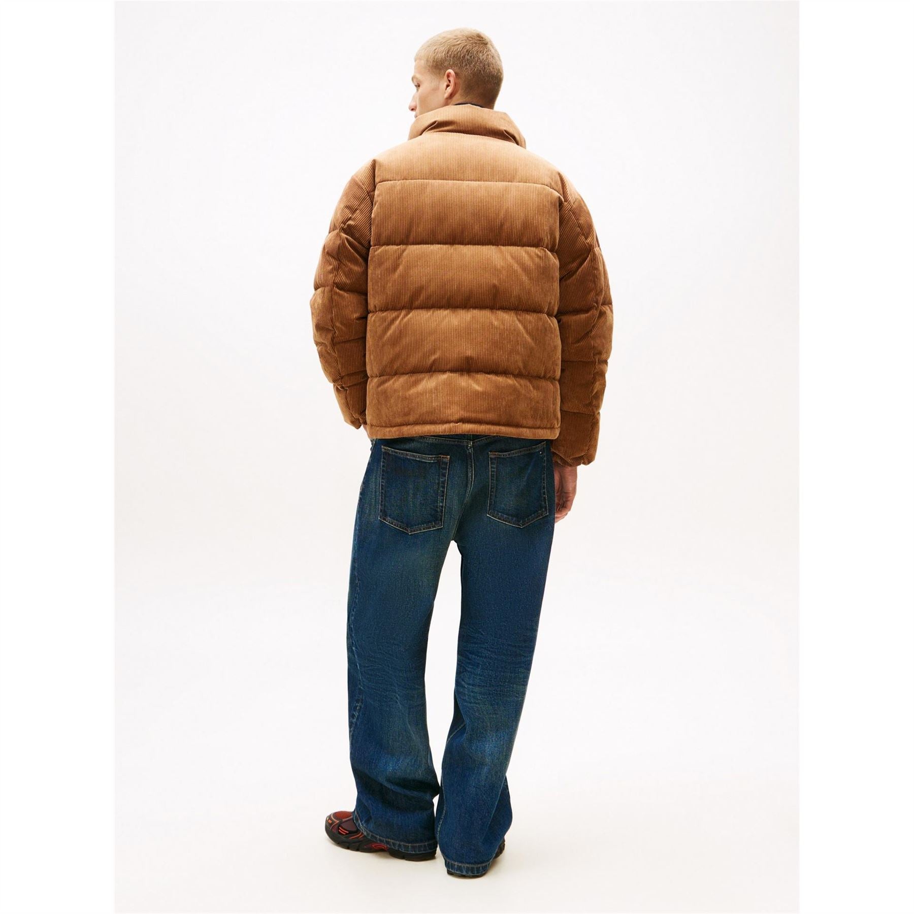 Tommy Jeans TJ Cord Shorts Quilted Insulated Short Puffer Jacket