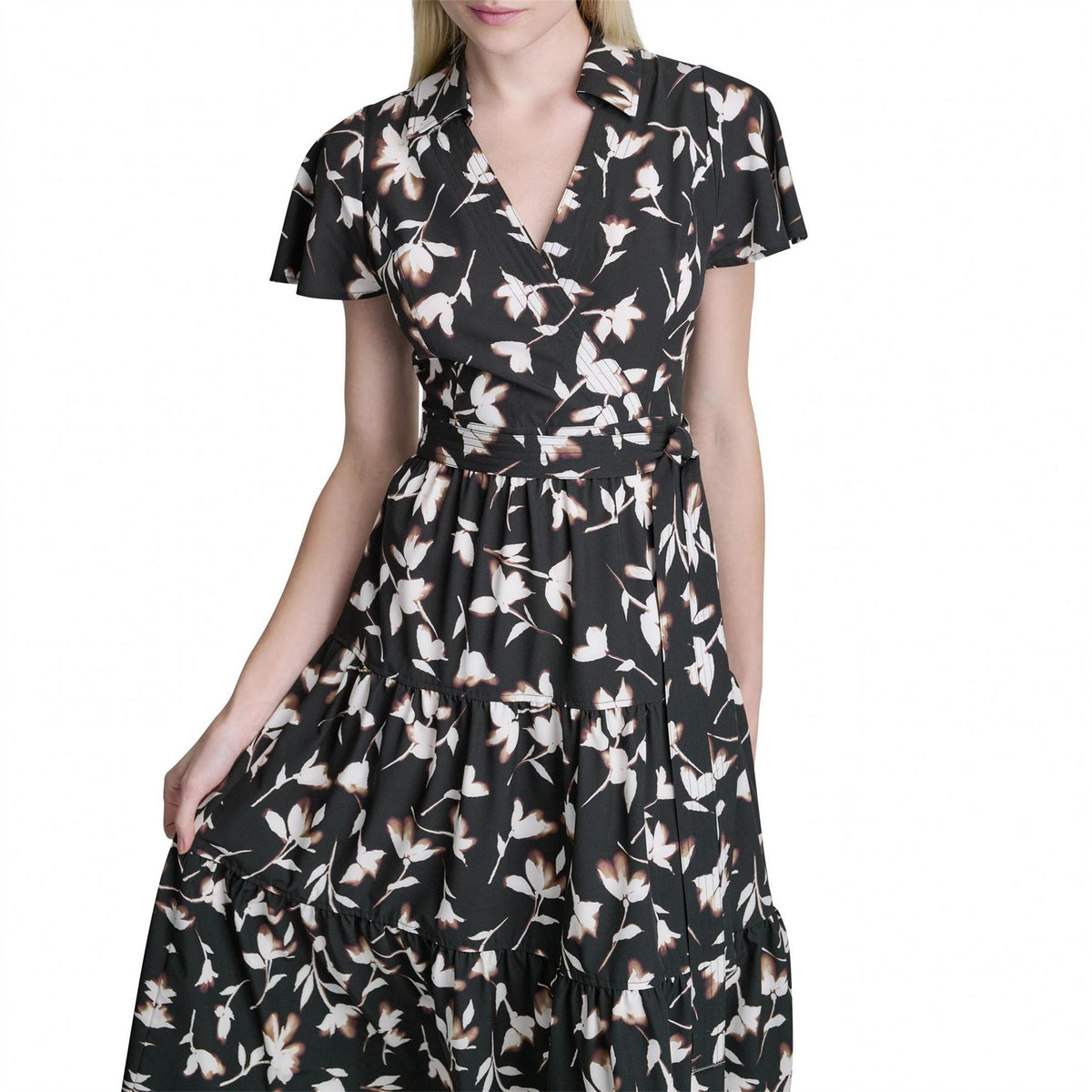 DKNY Commute Midi Shirt Dress