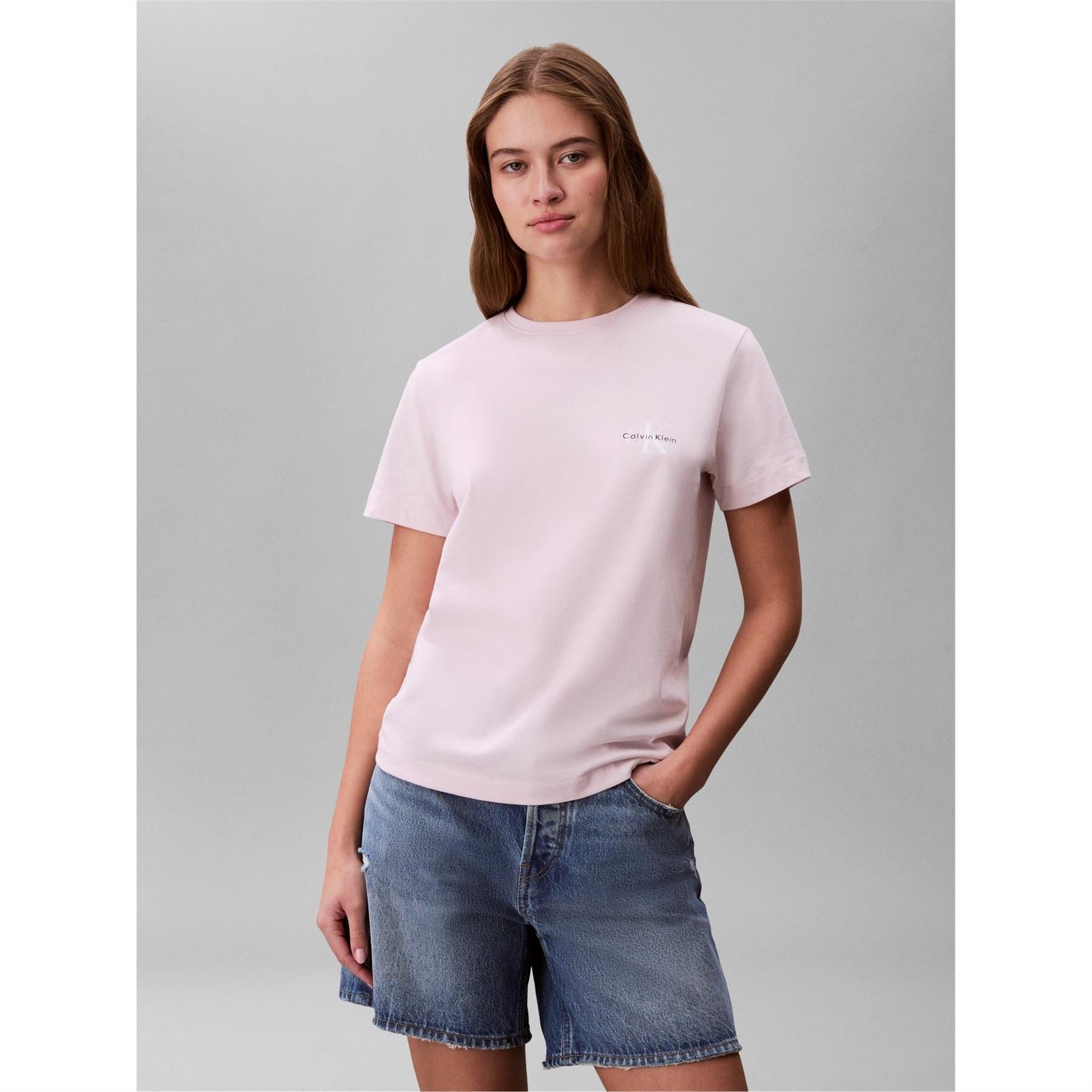 Calvin Klein Jeans A Logo 2pk Tee Ld63