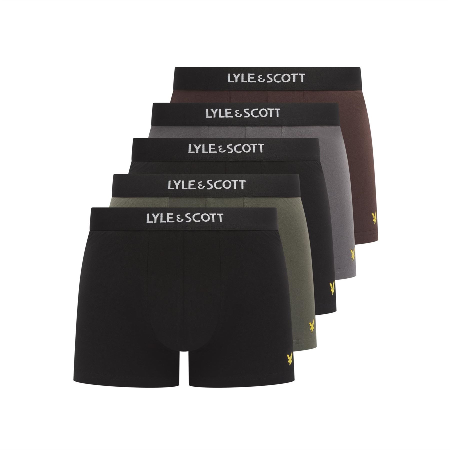 Lyle and Scott  And  Scott Henrick 5 Pack Underwear Trunks