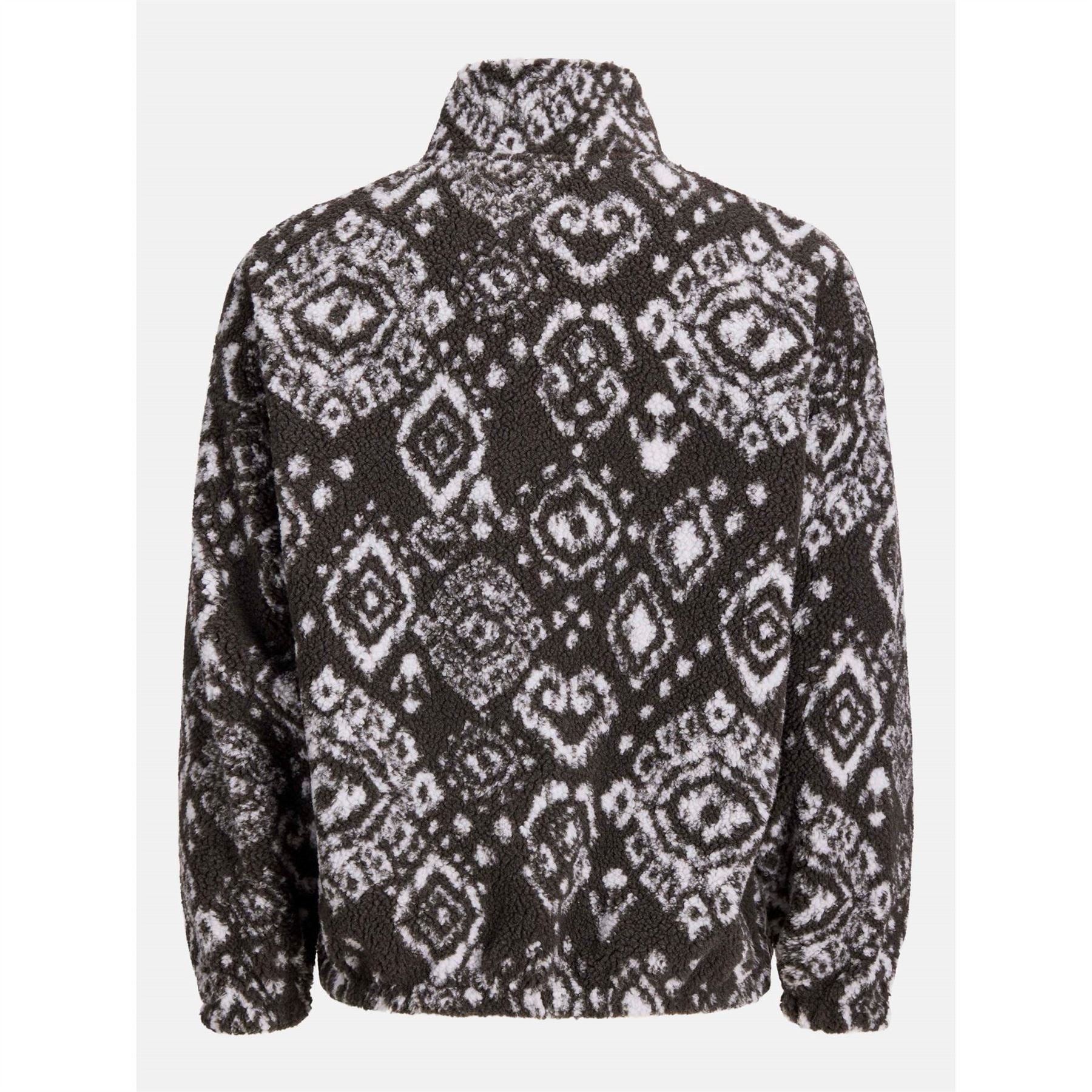 Jack and Jones Mens Paddy Teddy Fleece Half Zip Top