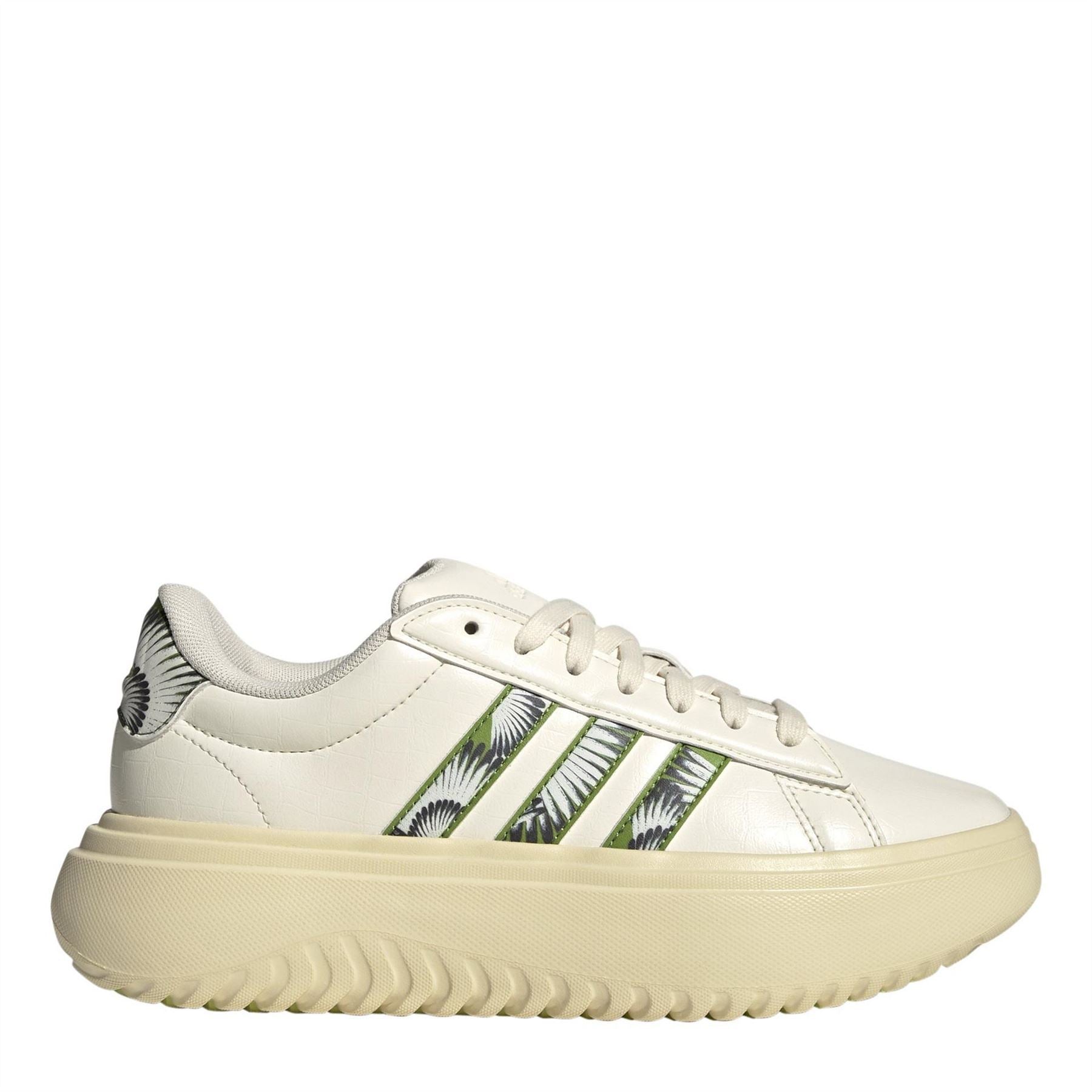 adidas Grand Court Platform Graphic Print Sneakers