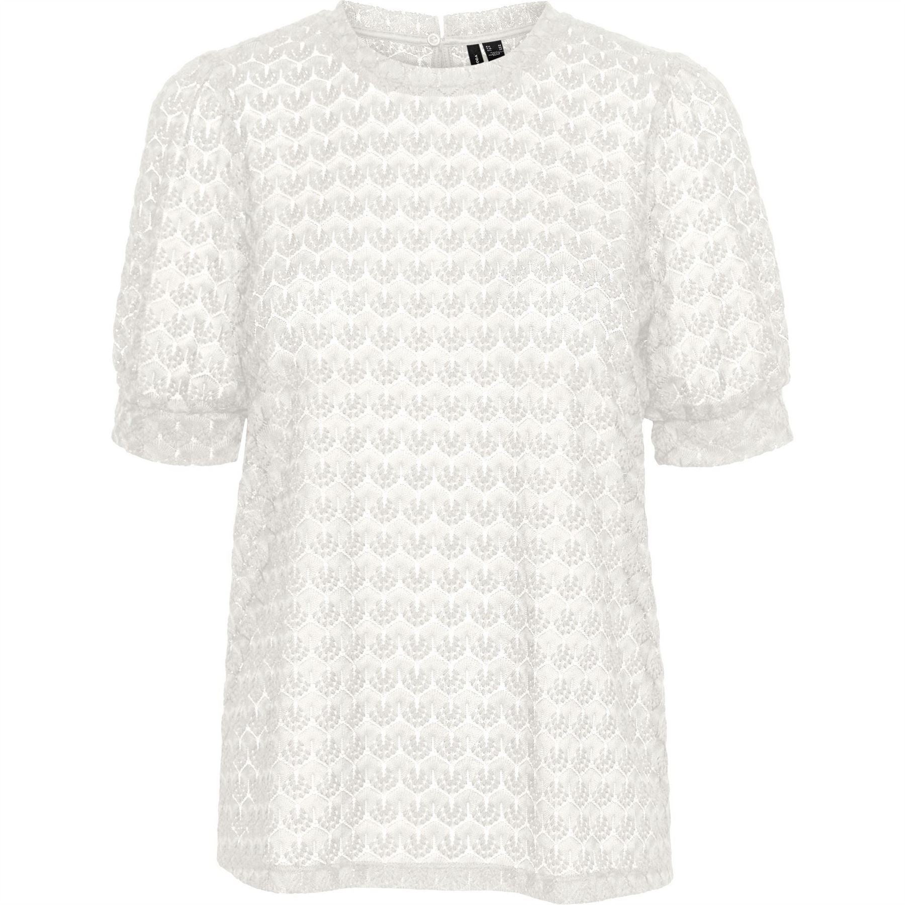 Vero Moda Crew Neck Regular Fit Long Sleeve Blouse