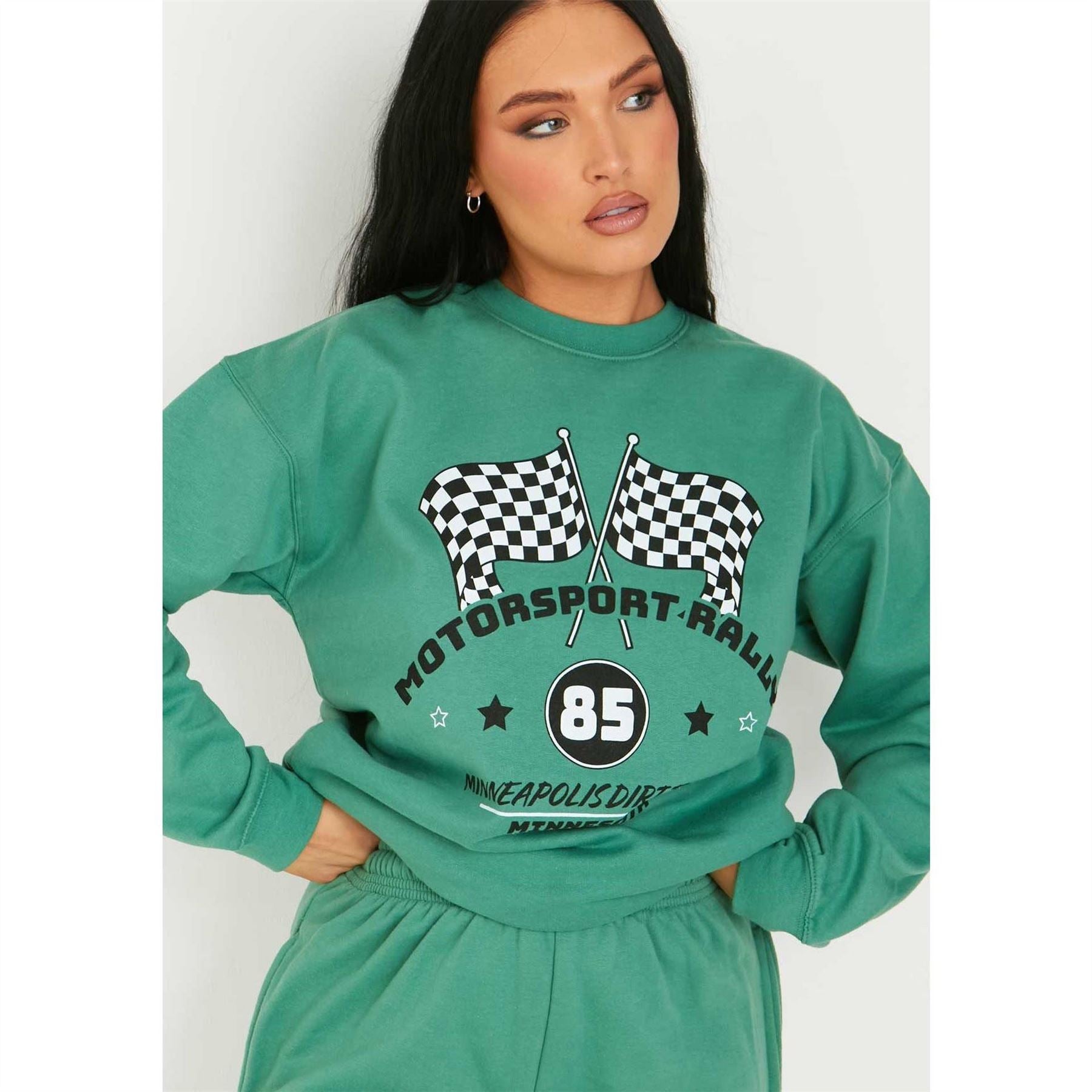 Missy Empire Printed Sweatshirt