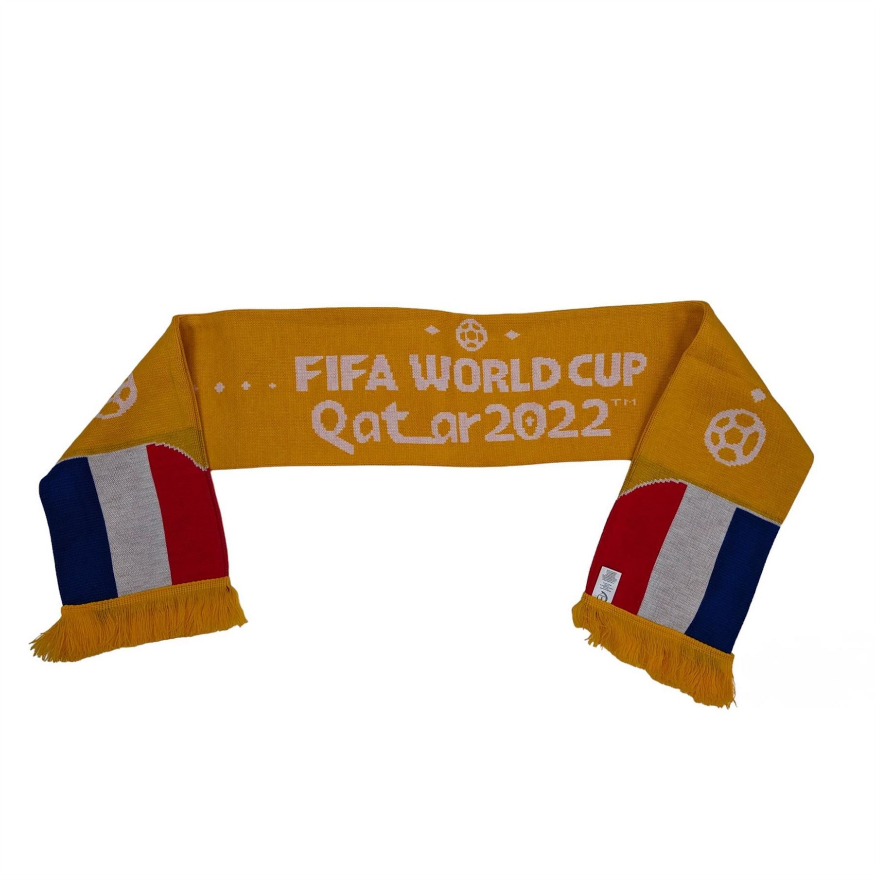 Team World Cup Flag Graphic Oblong Scarf