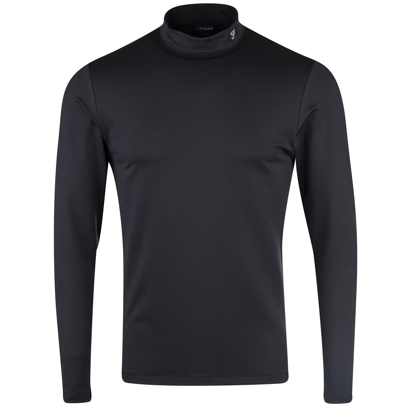 Farah Mock Neck Regular Fit Long Sleeve T-Shirt