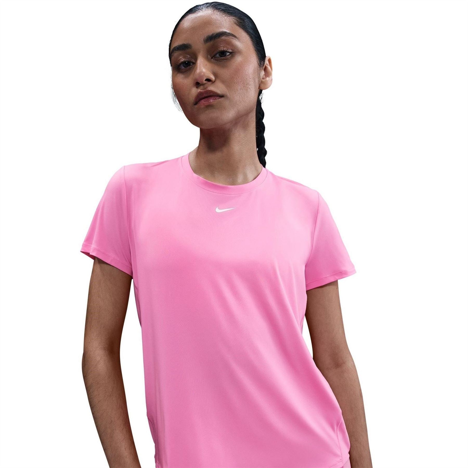 Nike Womens Dri Fit One Standard Fit Short Sleeve Top