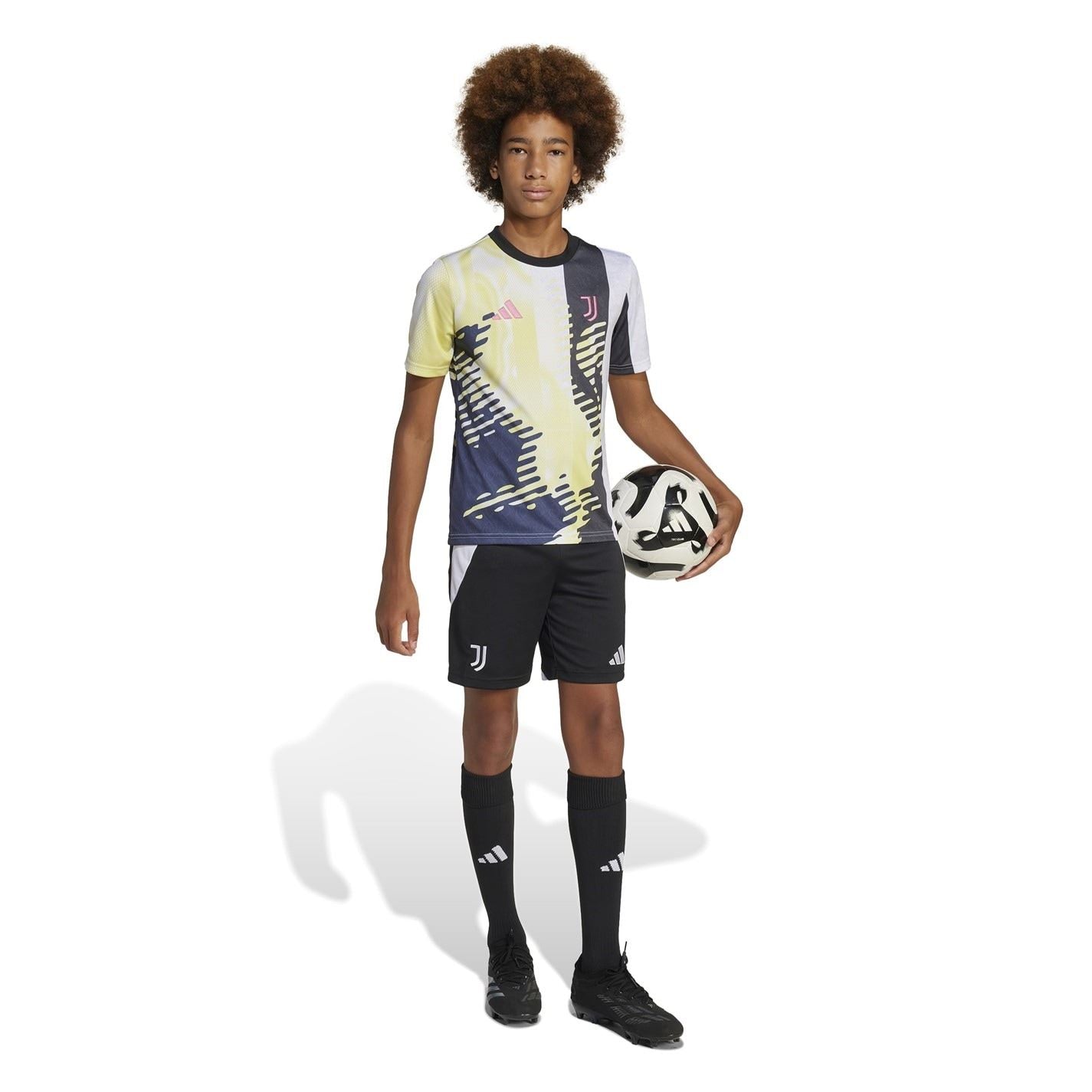adidas Juventus Prematch Shirt 2024 2025 Juniors