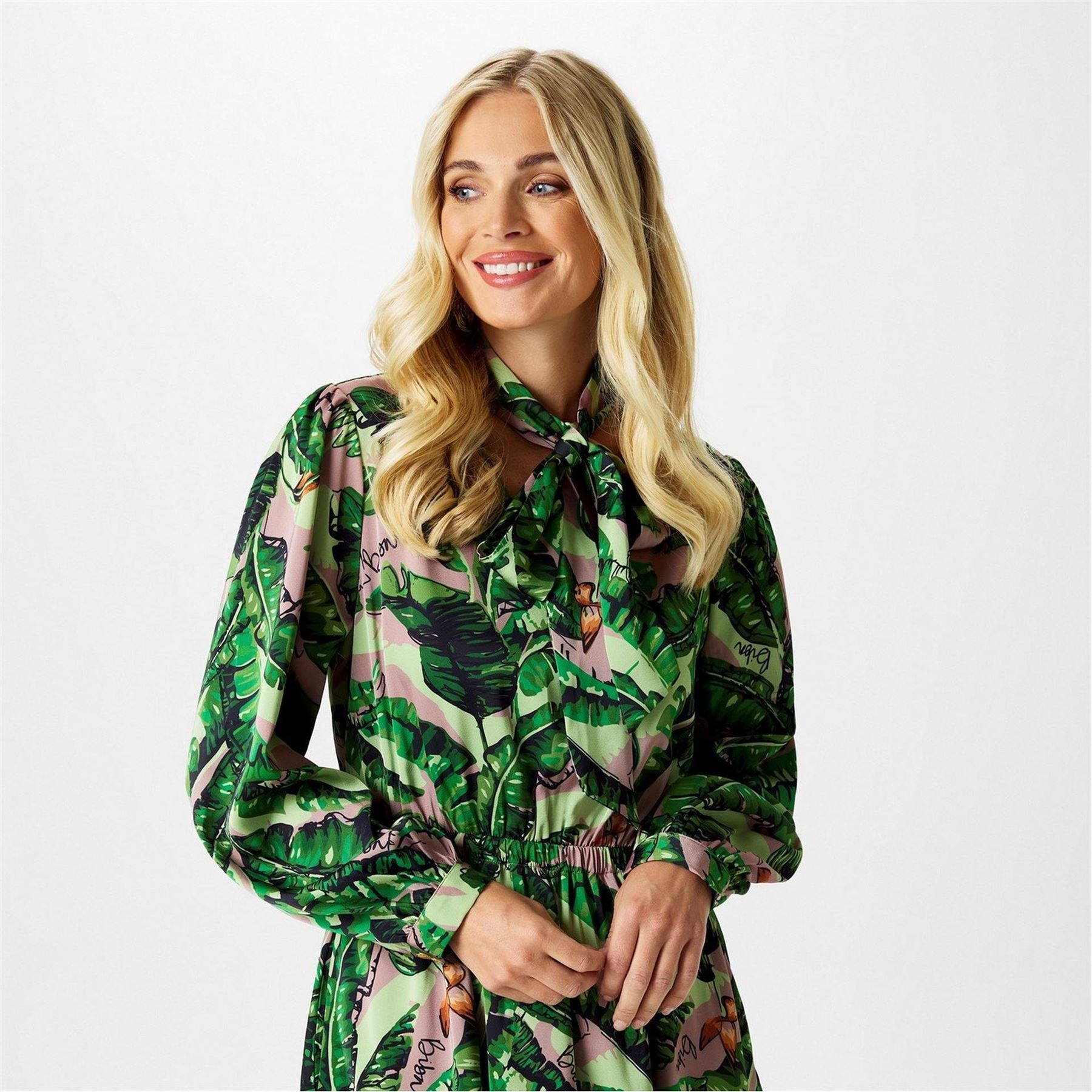 Biba Tiered Midi Dress