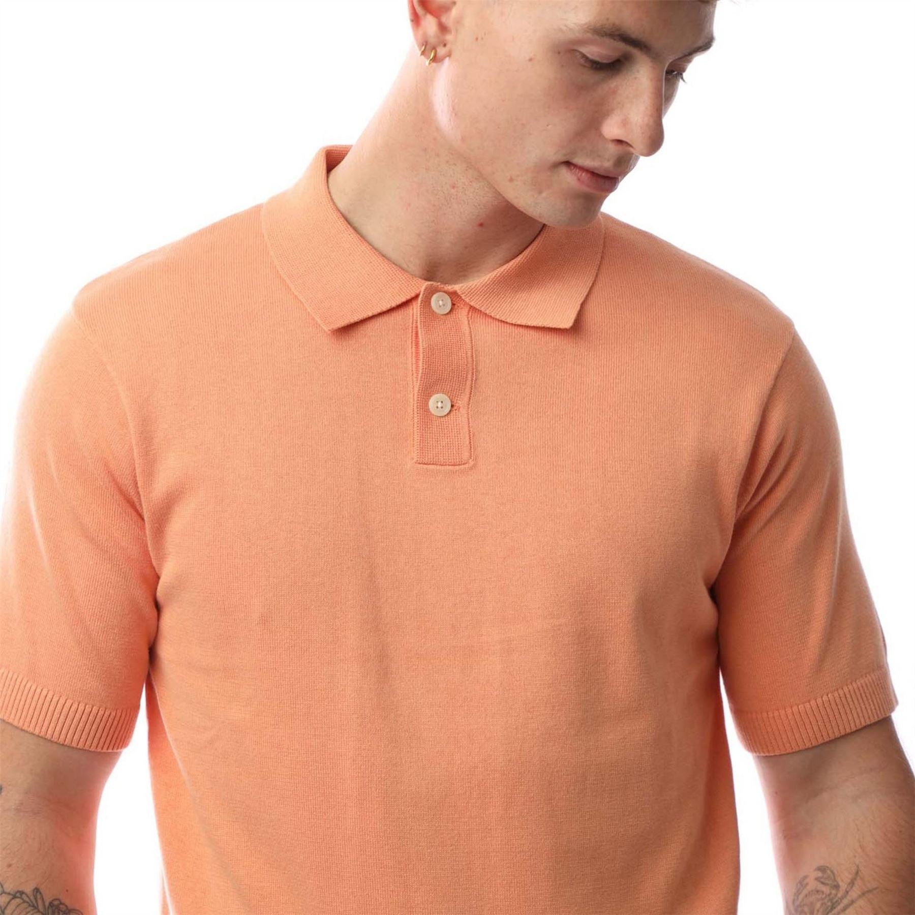 Levis Collared Neck Short Sleeve Sweater