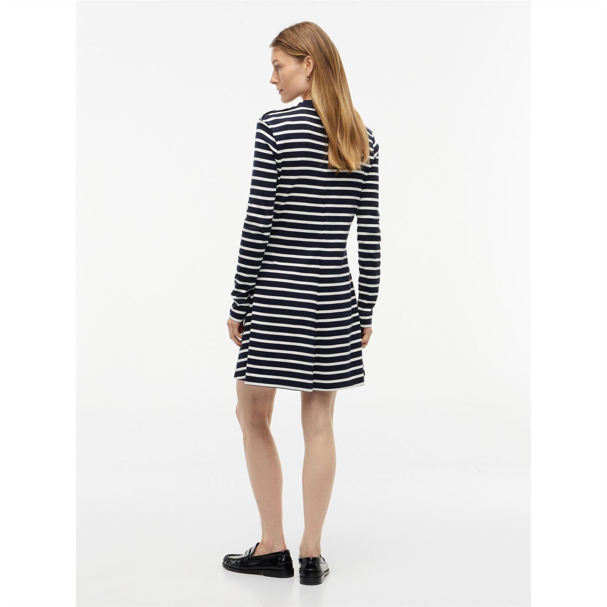 Tommy Hilfiger Cody Long Sleeve Crew Neck Slim Fit Skater Dress