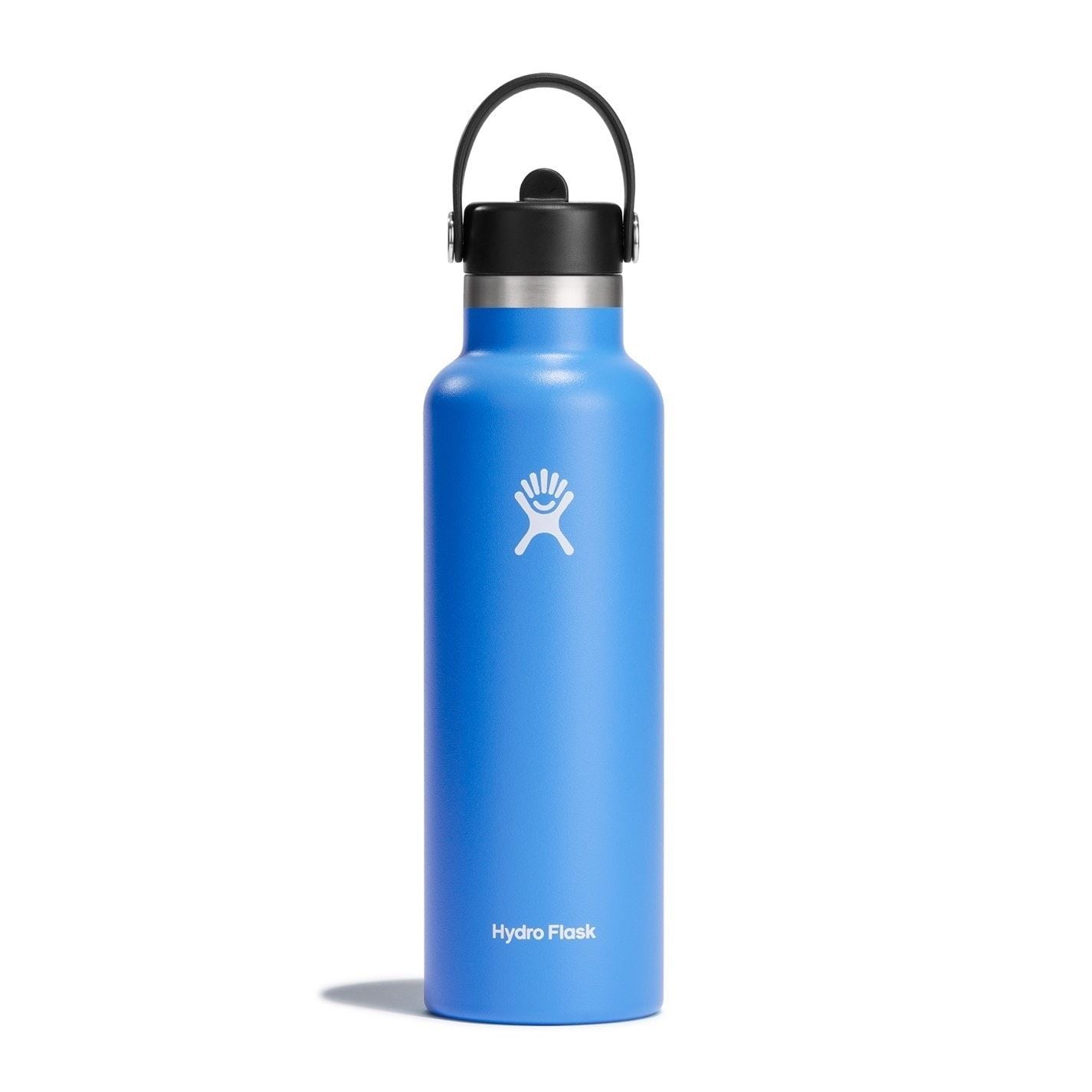 Hydro Flask Flask Standard Mouth Water Bottle 621 Ml (21 Oz) With Flex Straw Cap