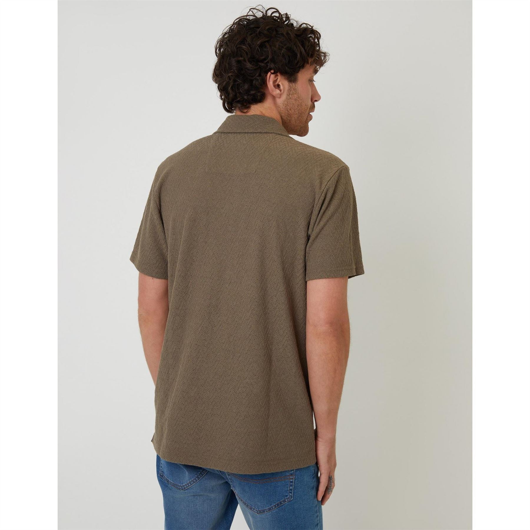 Threadbare Selkirk Relaxed Fit Short Sleeve Shirt