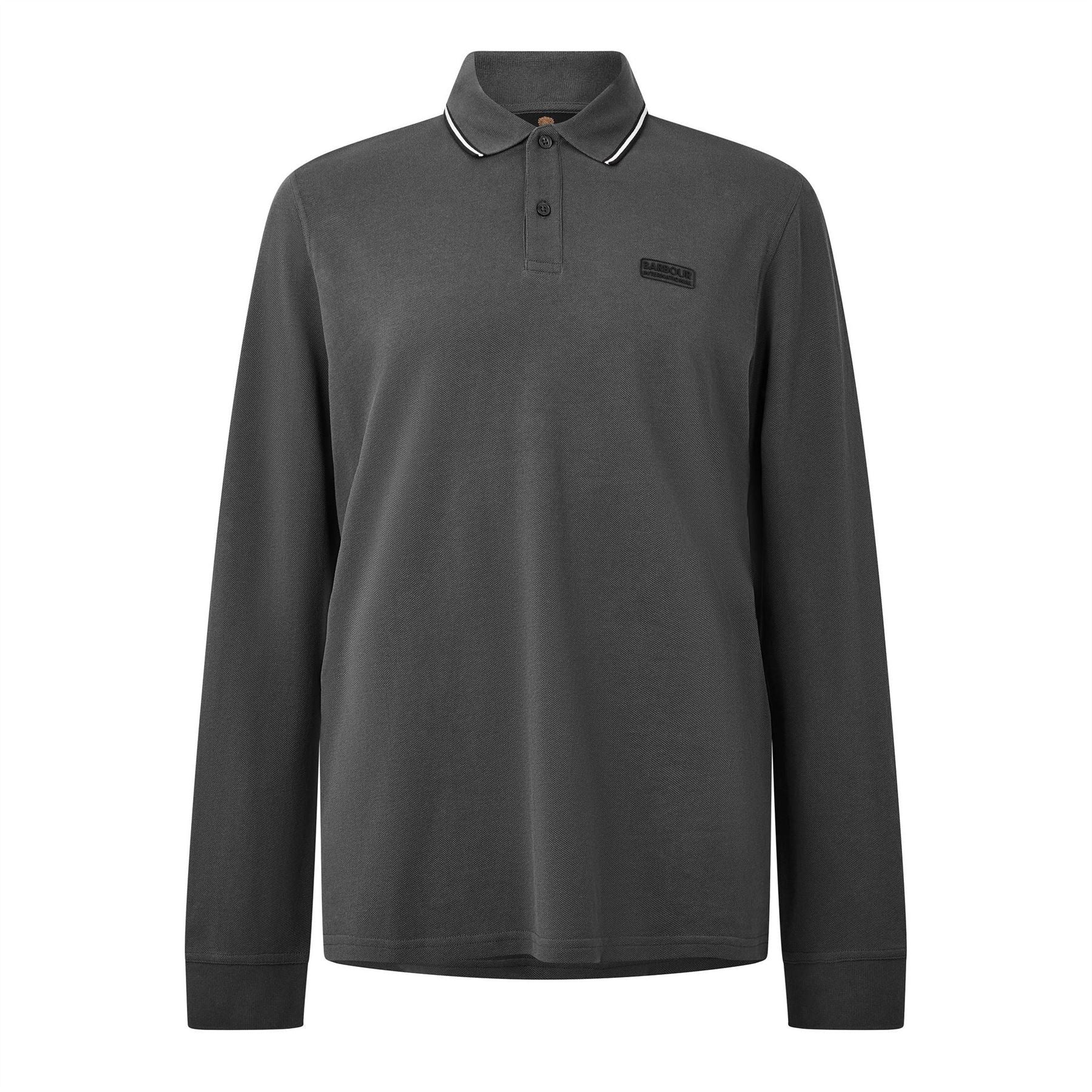 Barbour International Evan Tip Cotton Long Sleeve Polo Shirt