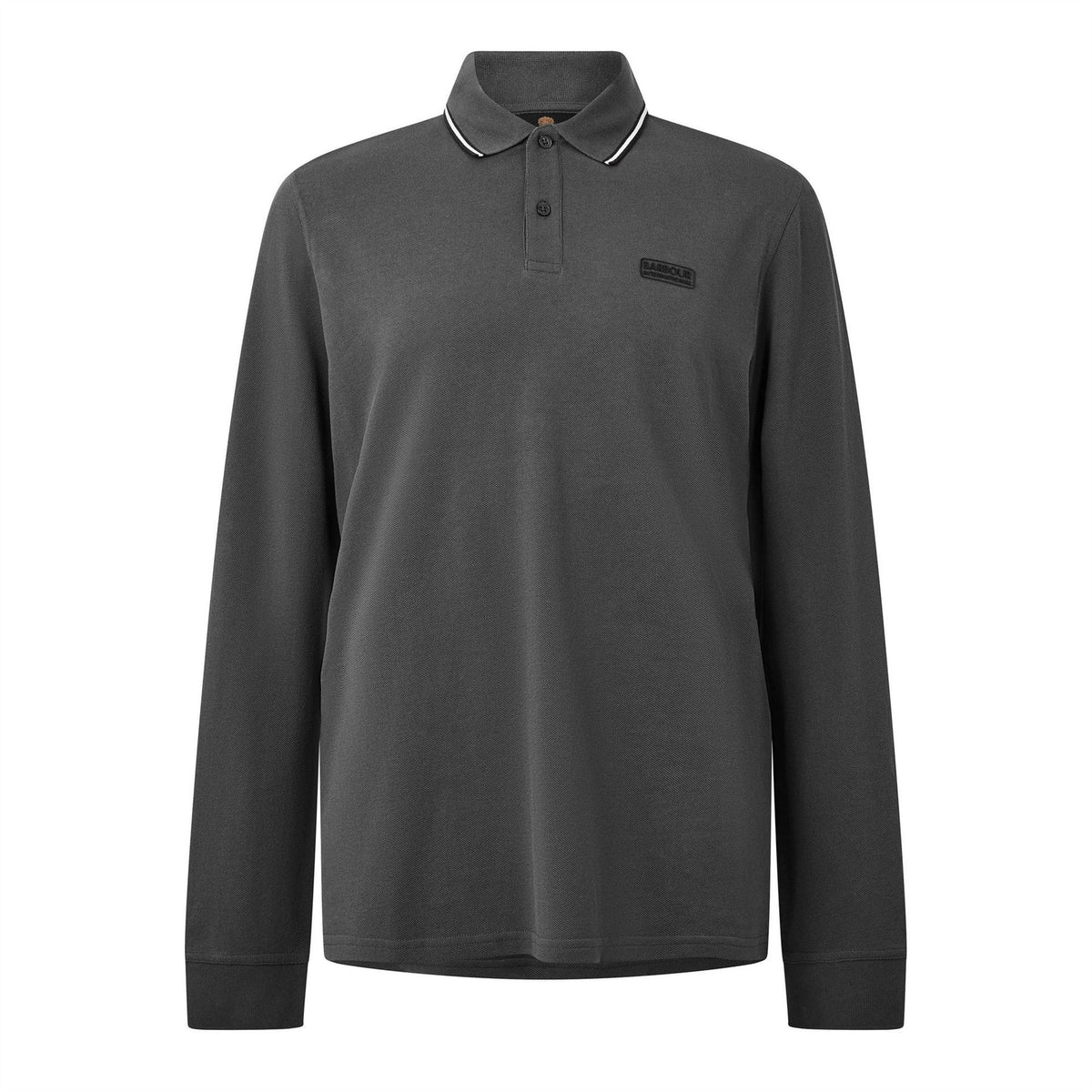 Barbour International Evan Tip Cotton Long Sleeve Polo Shirt