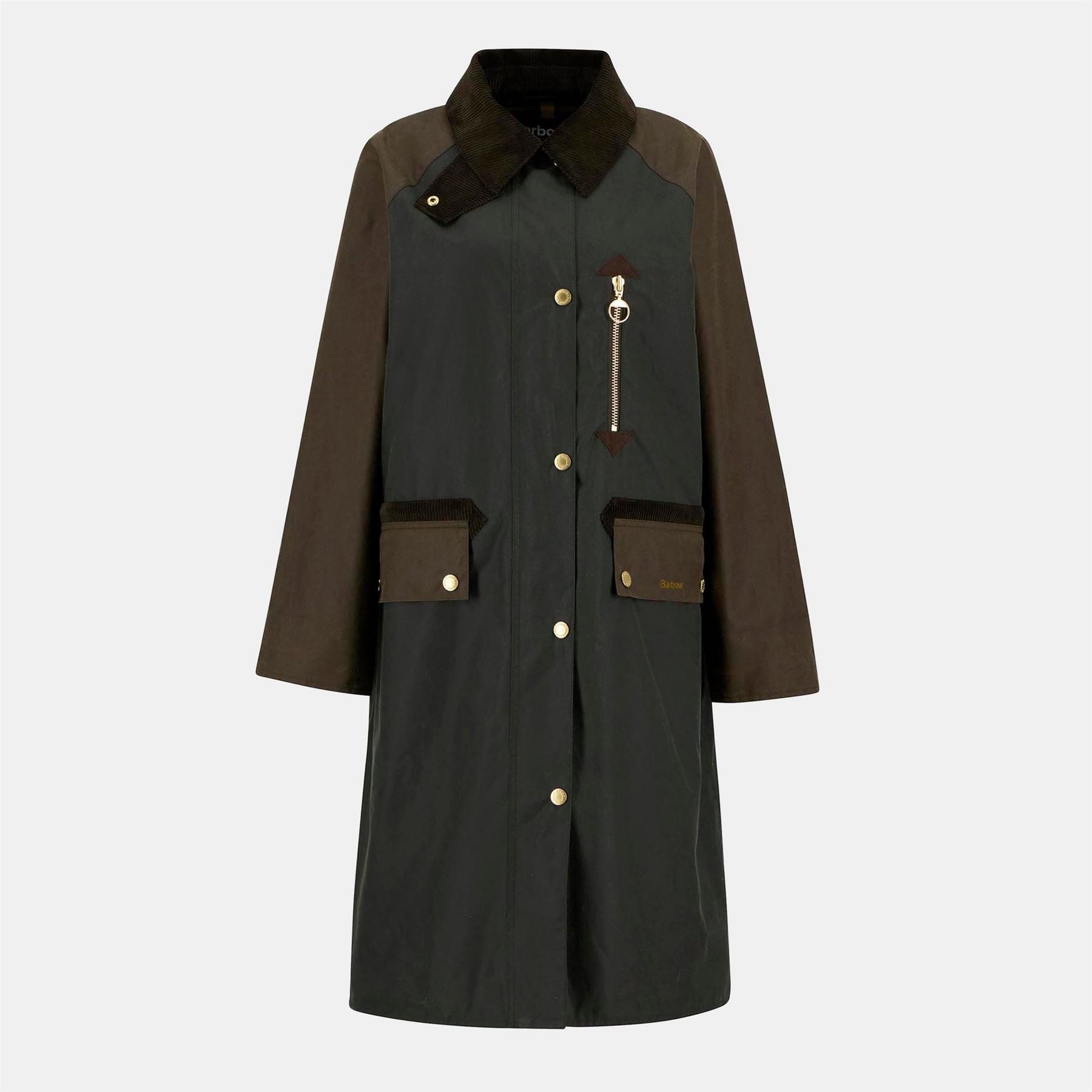 Barbour Evette Waxed Long Sleeve Wax Jacket
