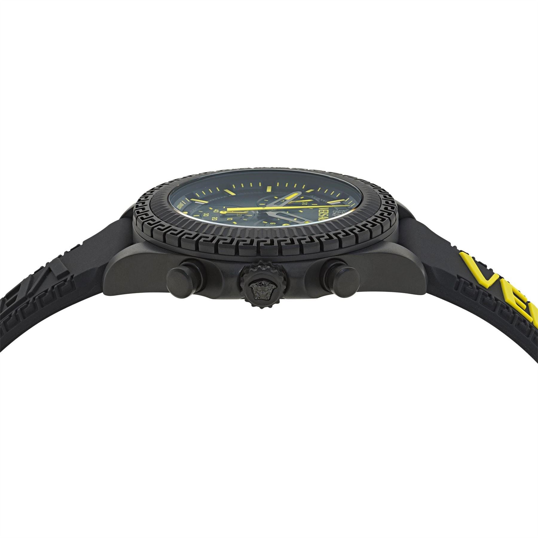 Versace Sn71 Rubber Single Wrap Strap Analogue Fashion Watch