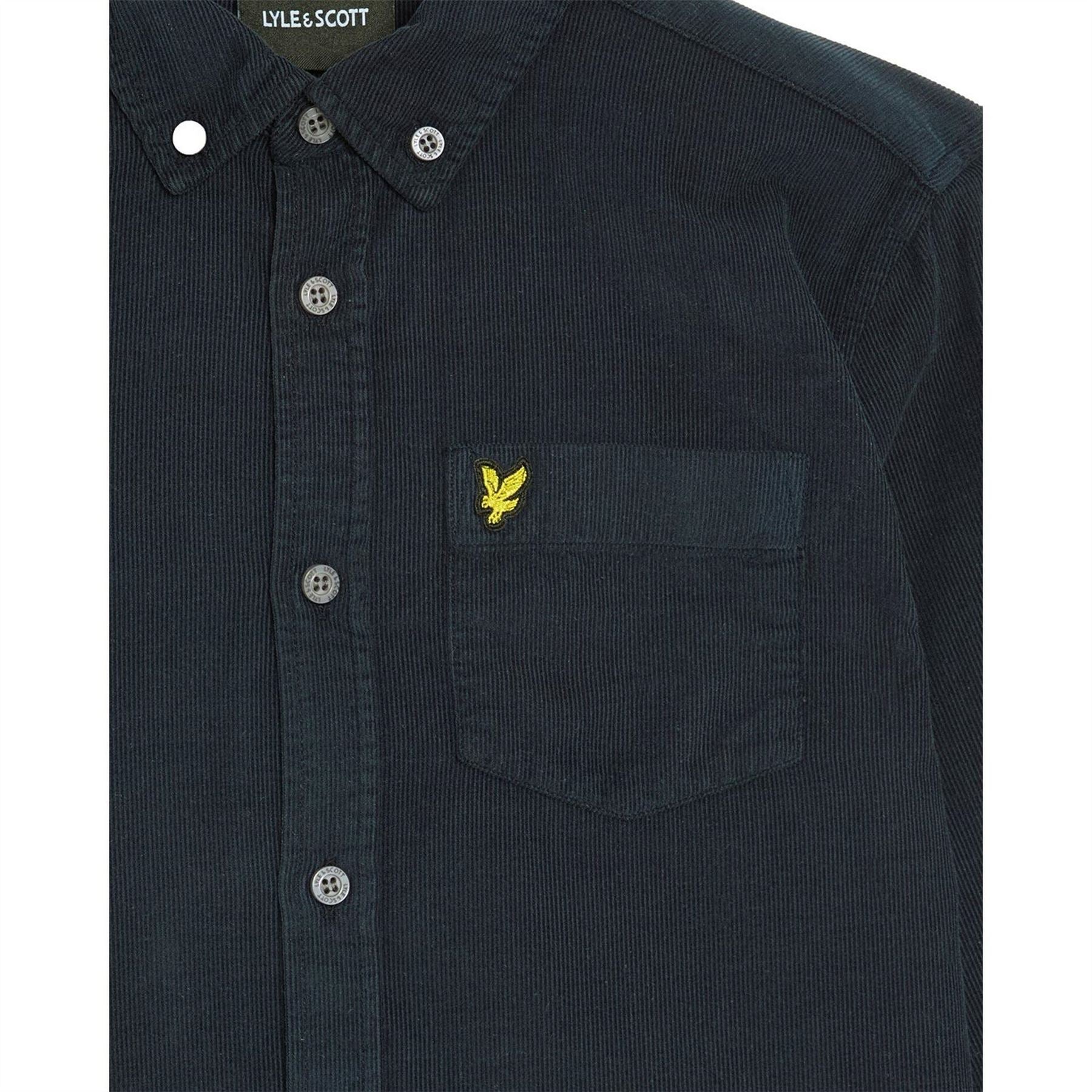 Lyle and Scott Long Sleeve Corduroy Shirt