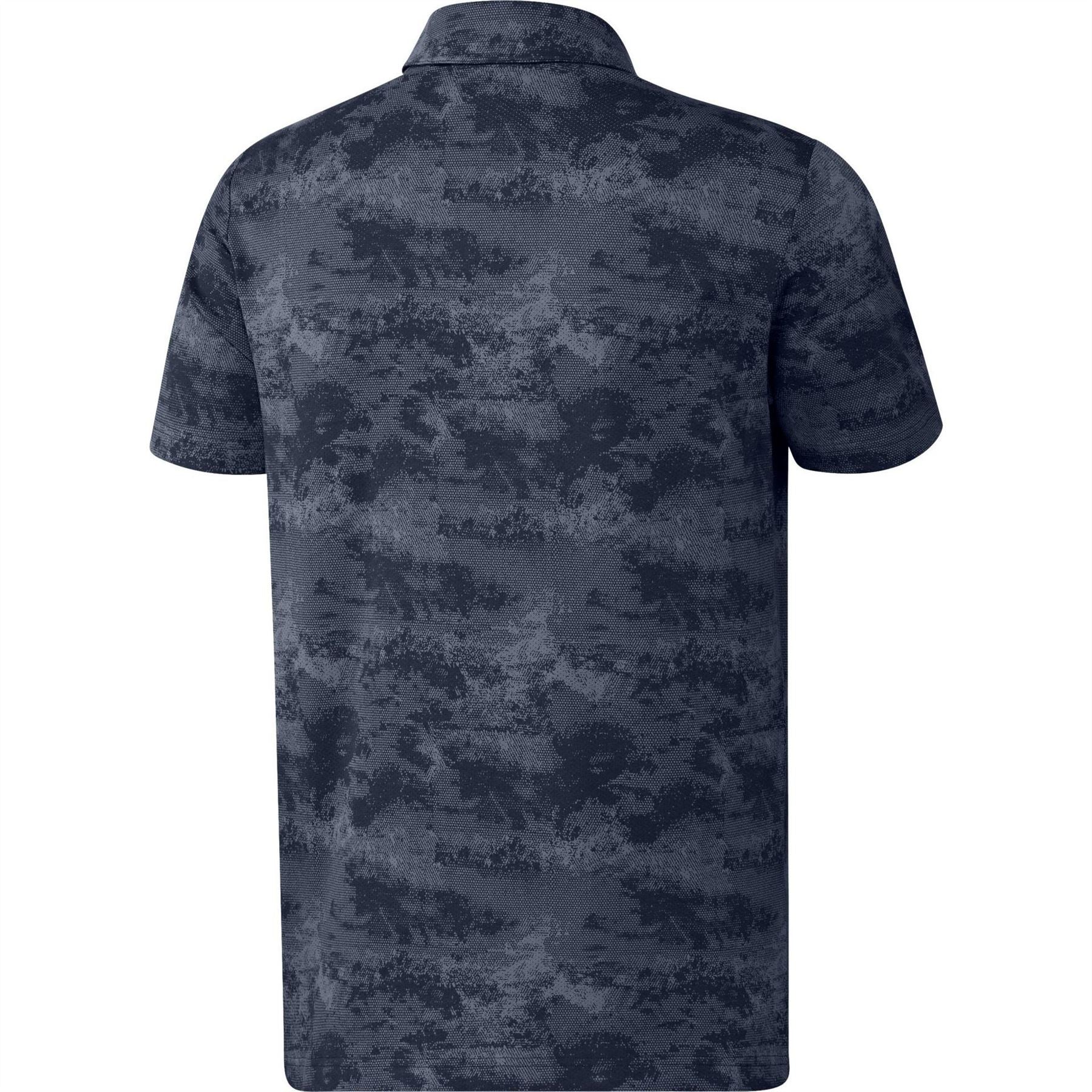 adidas Mens Go To Printed Mesh Golf Polo Shirt