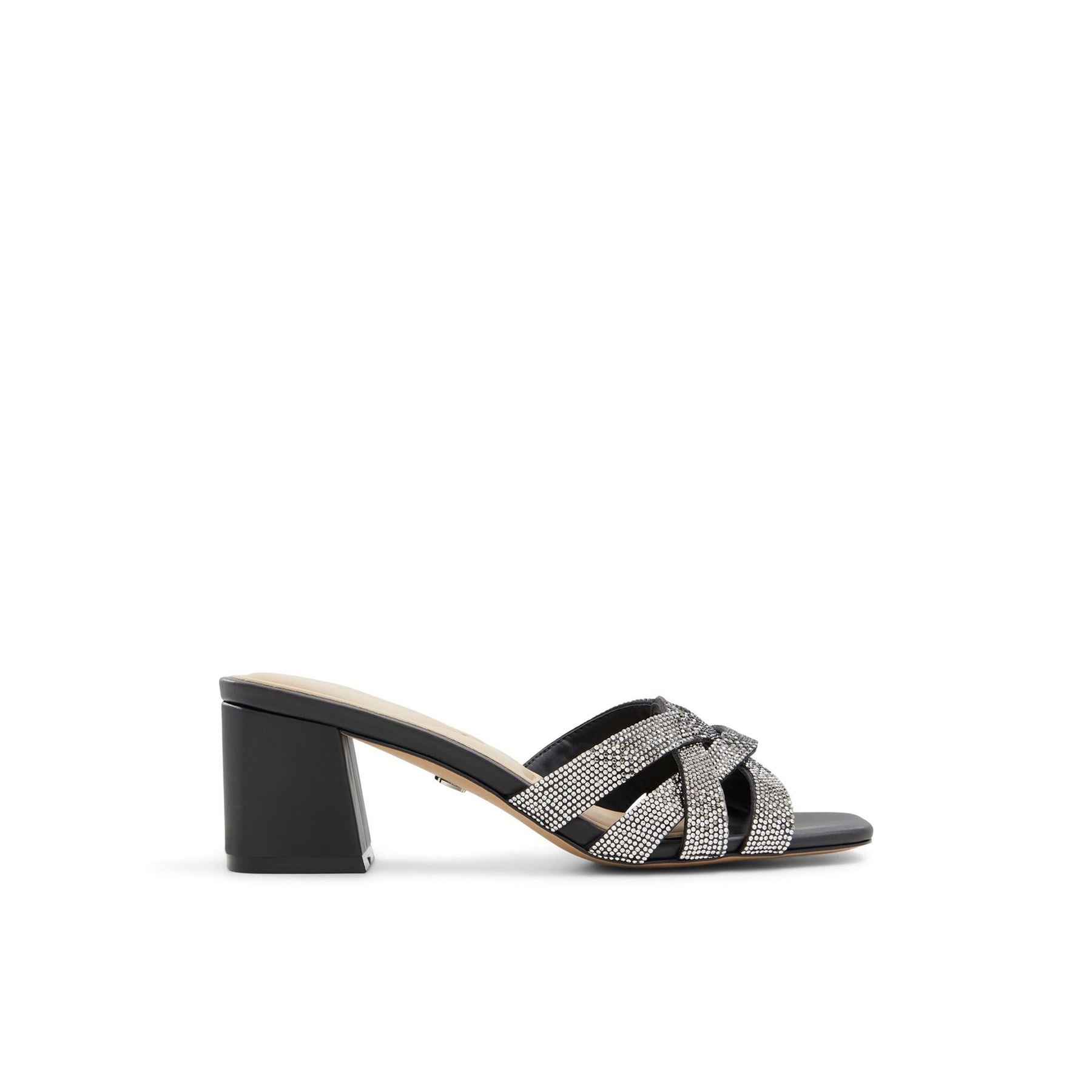 Aldo Curtsy Low Heel Block Mules