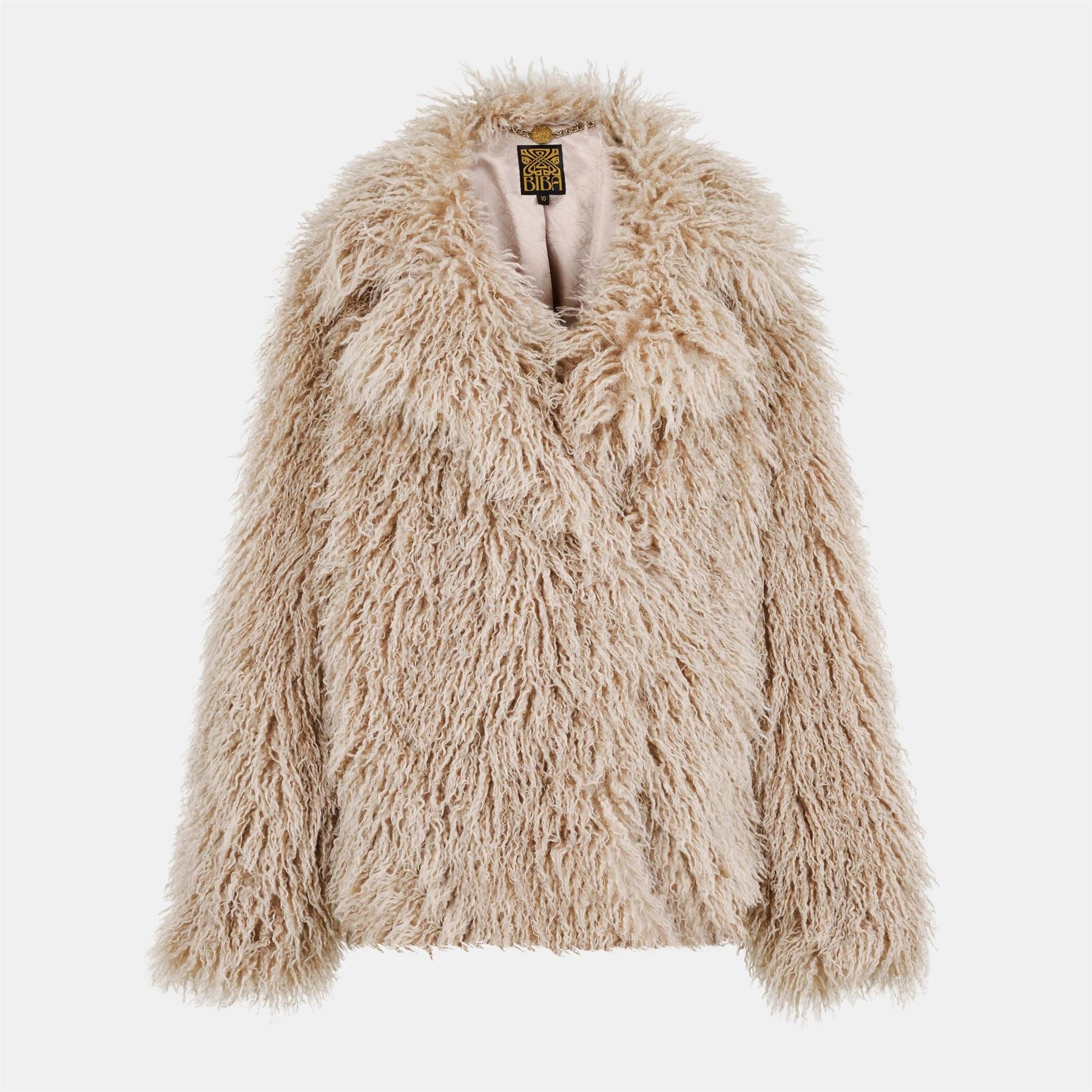 Biba Doodle Patterned Teddy Jacket