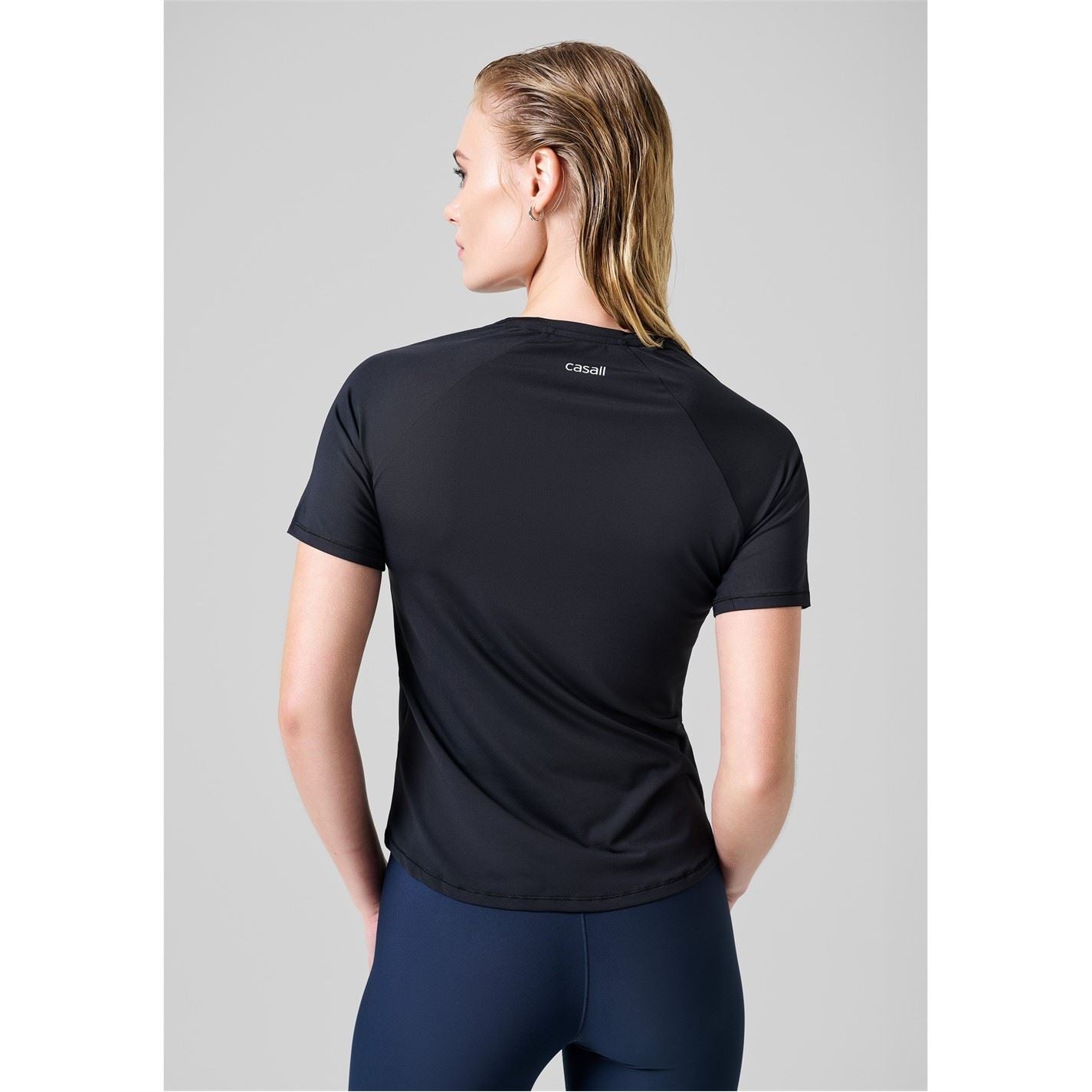 Casall Raglan Sleeve Crew Neck Regular Fit T-Shirt