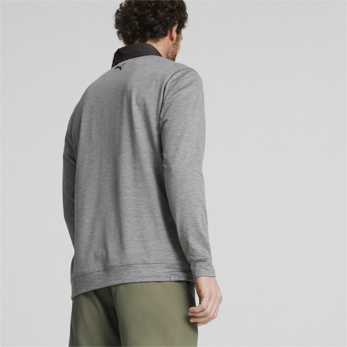 Puma Mens Cloudspun Colorblock Quarter Zip Jumper